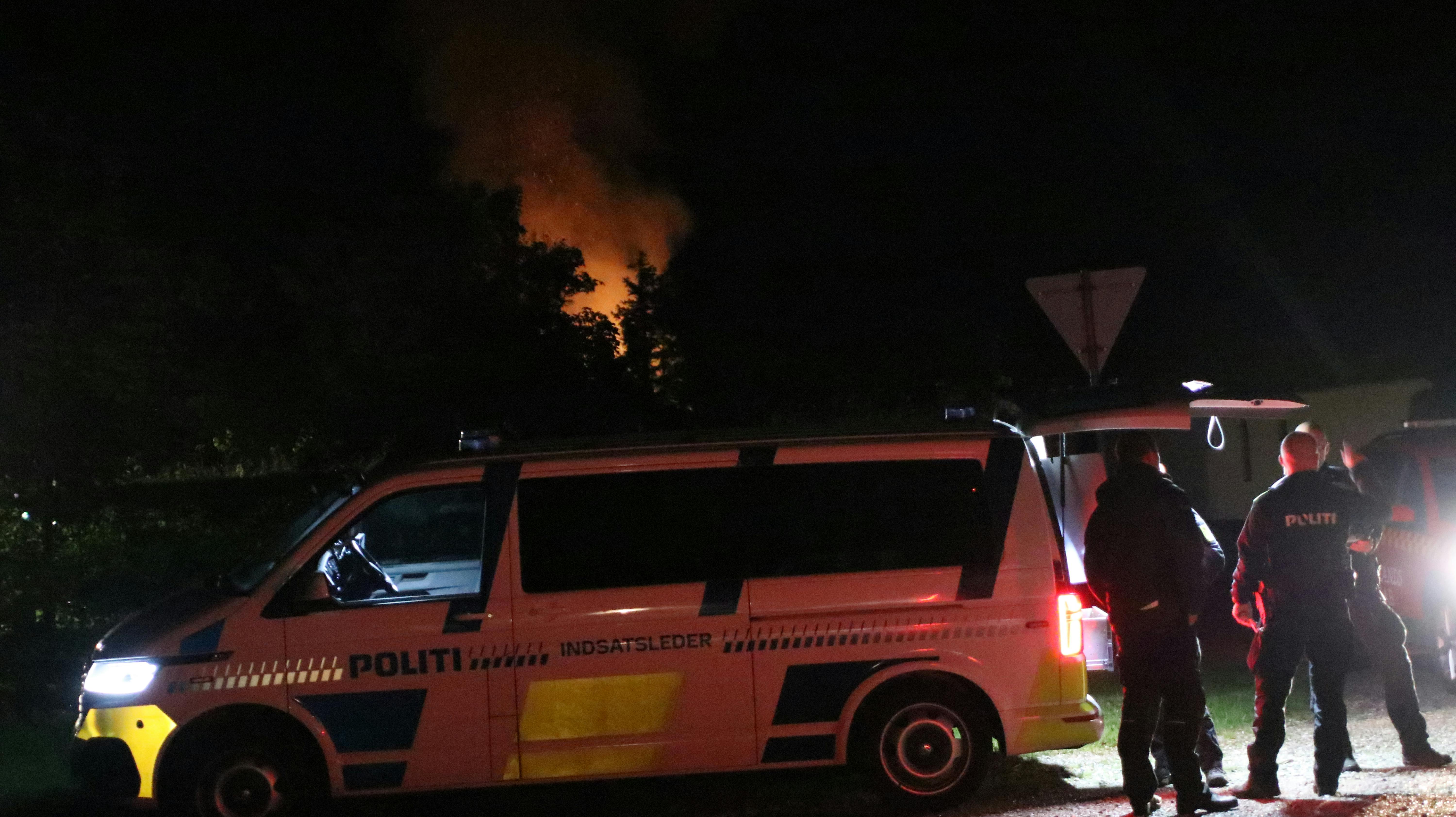Kraftig brand i Nordjylland