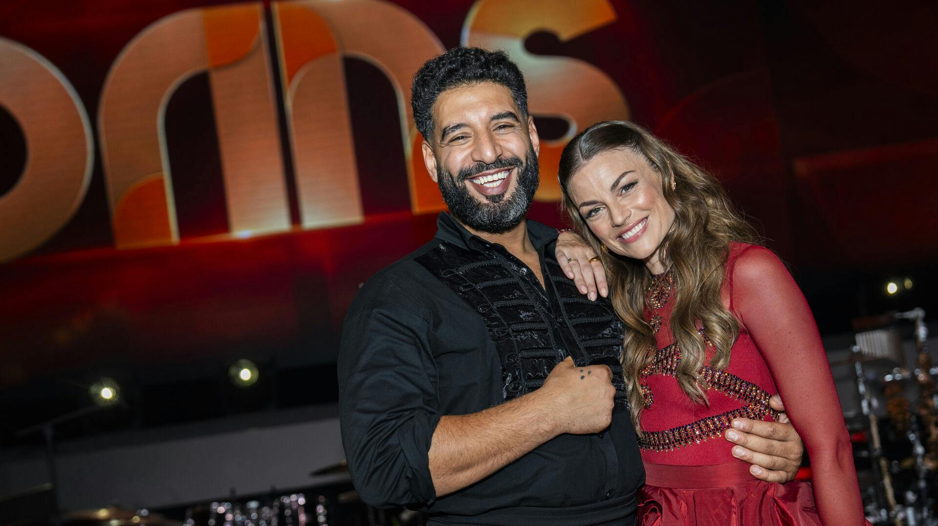 DULFI AL-JABOURI & MALENE. Premiere på Vild Med Dans 2023. Vild Med Dans fejrer jubilæum når dansegulvet åbner for 20. gang ved sæsonpremieren, fredag den 22. september 2023 (Foto: Martin Sylvest/2023)