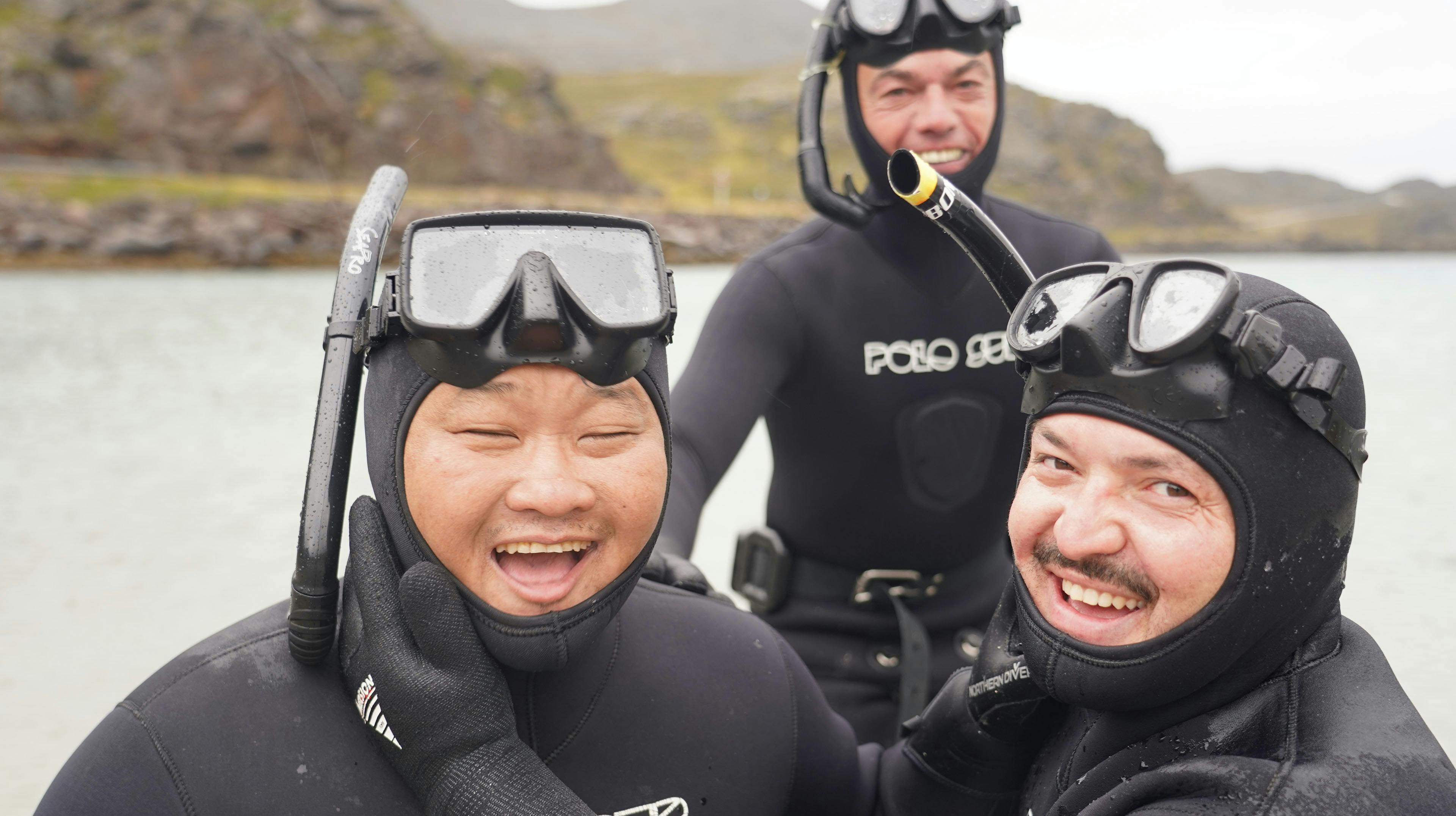 De tre kokke med helt forskellige baggrunde er igennem programmerne blevet tætte med hinanden. 