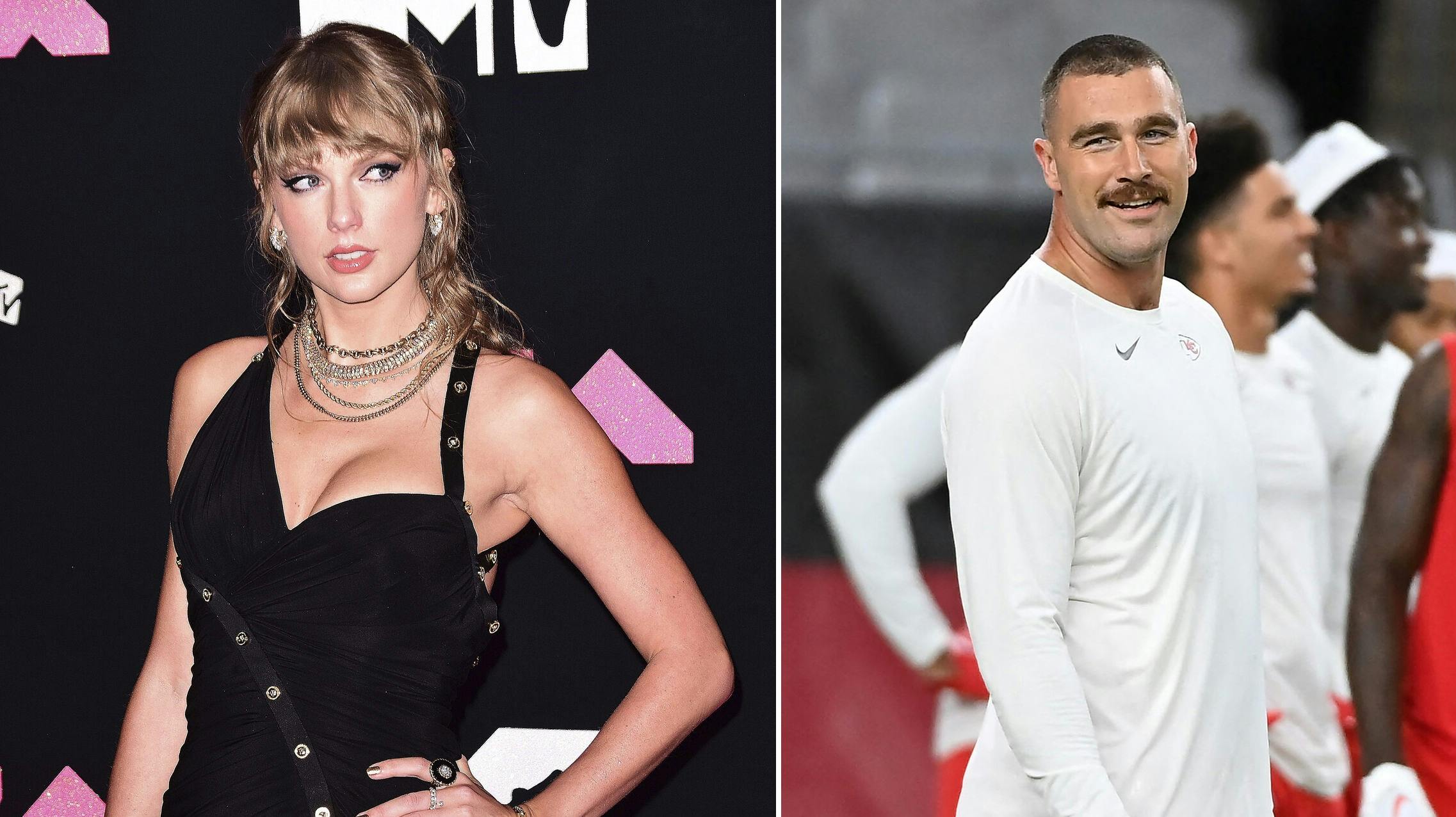 Photo by: Patricia Schlein/STAR MAX/IPx 2023 9/12/23 Taylor Swift at the 2023 MTV Video Music Awards at The Prudential Center on September 12, 2023 in Newark, New Jersey.