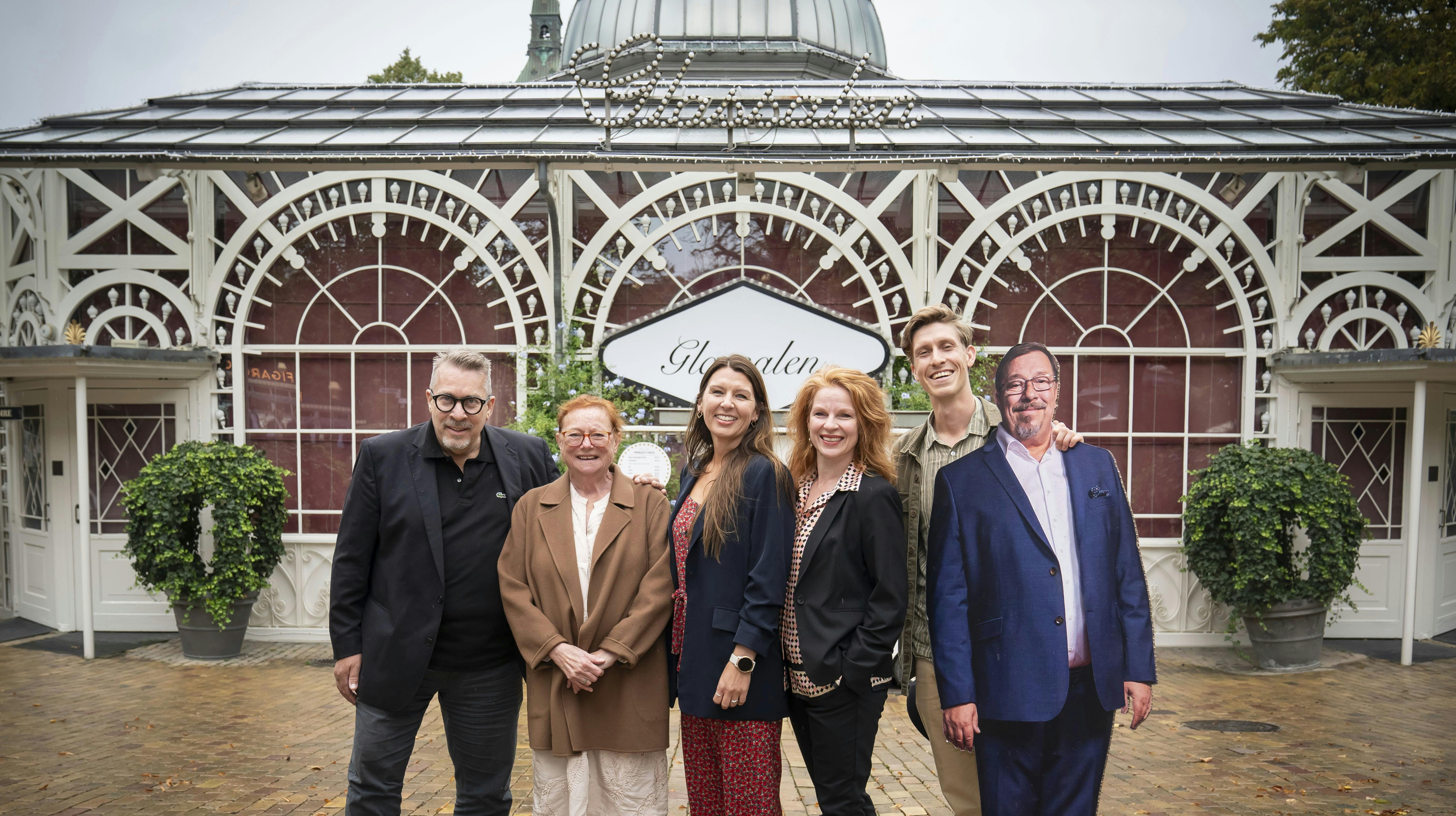 Thomas Eje, Lisbet Dahl, Rikke Bilde, Rikke Buch Bendtsen, Mikkel Hilgart og James Price
