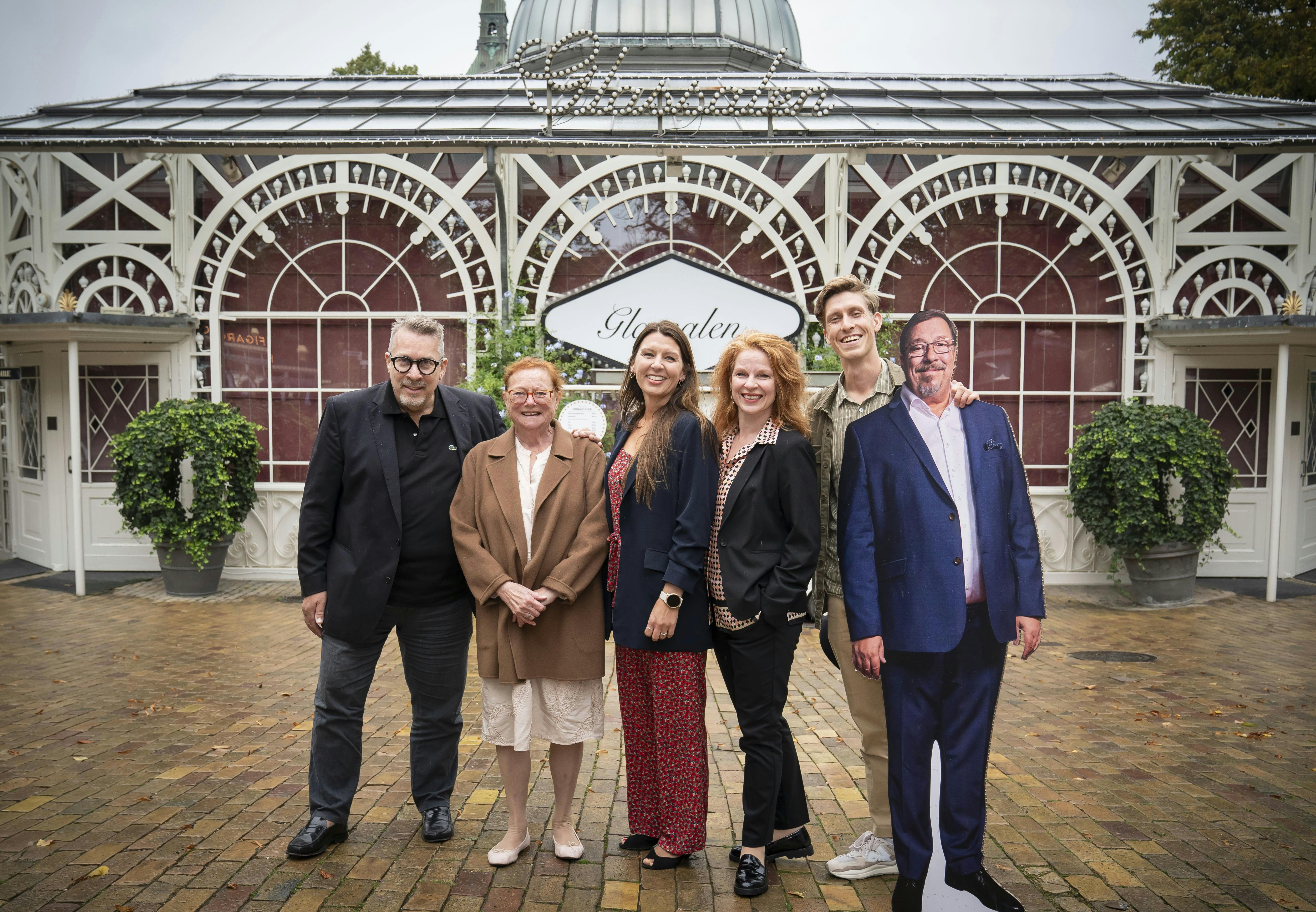 Thomas Eje, Lisbet Dahl, Rikke Bilde, Rikke Buch Bendtsen, Mikkel Hilgart og James Price