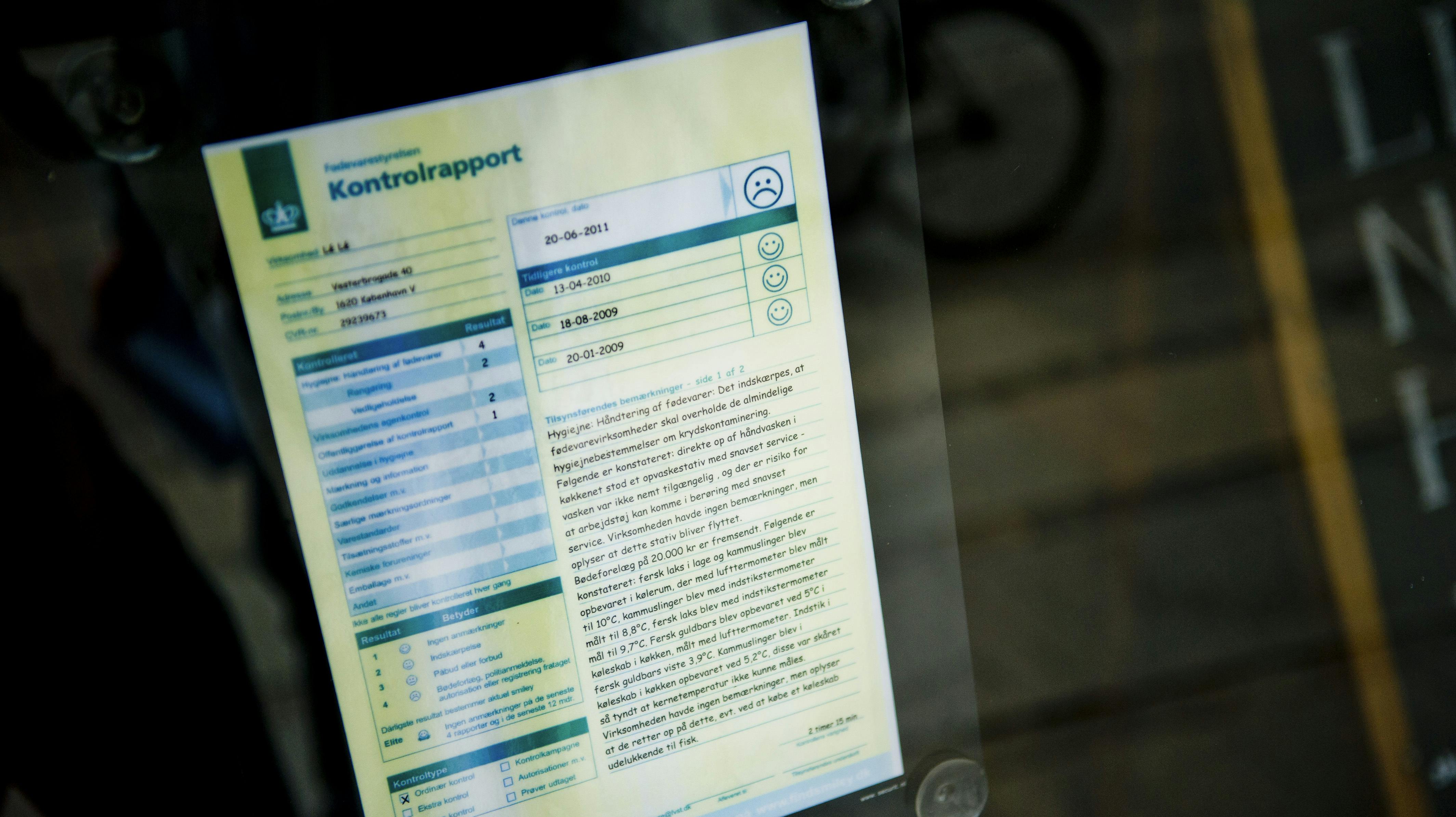 Den vietnamesiske restaurant LêLê på Vesterbro i København, hvor kronprinsparret Frederik og Mary tilbragte deres bryllupsdag i maj, har fået en sur smiley og en kæmpe bøde på 20.000 kr.