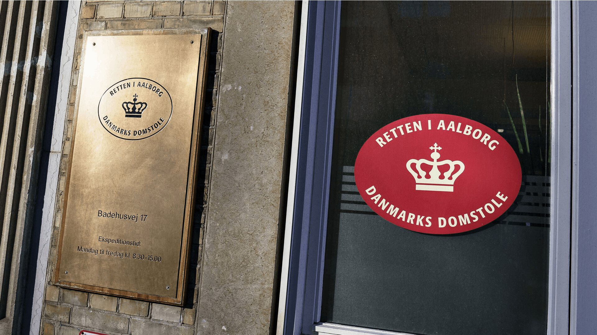 Retten i Aalborg torsdag den 10. februar 2022. To mænd, der er anholdt for drab på Mia Skadhauge Stevn, fremstilles i grundlovsforhør.. (Foto: Henning Bagger/Ritzau Scanpix)