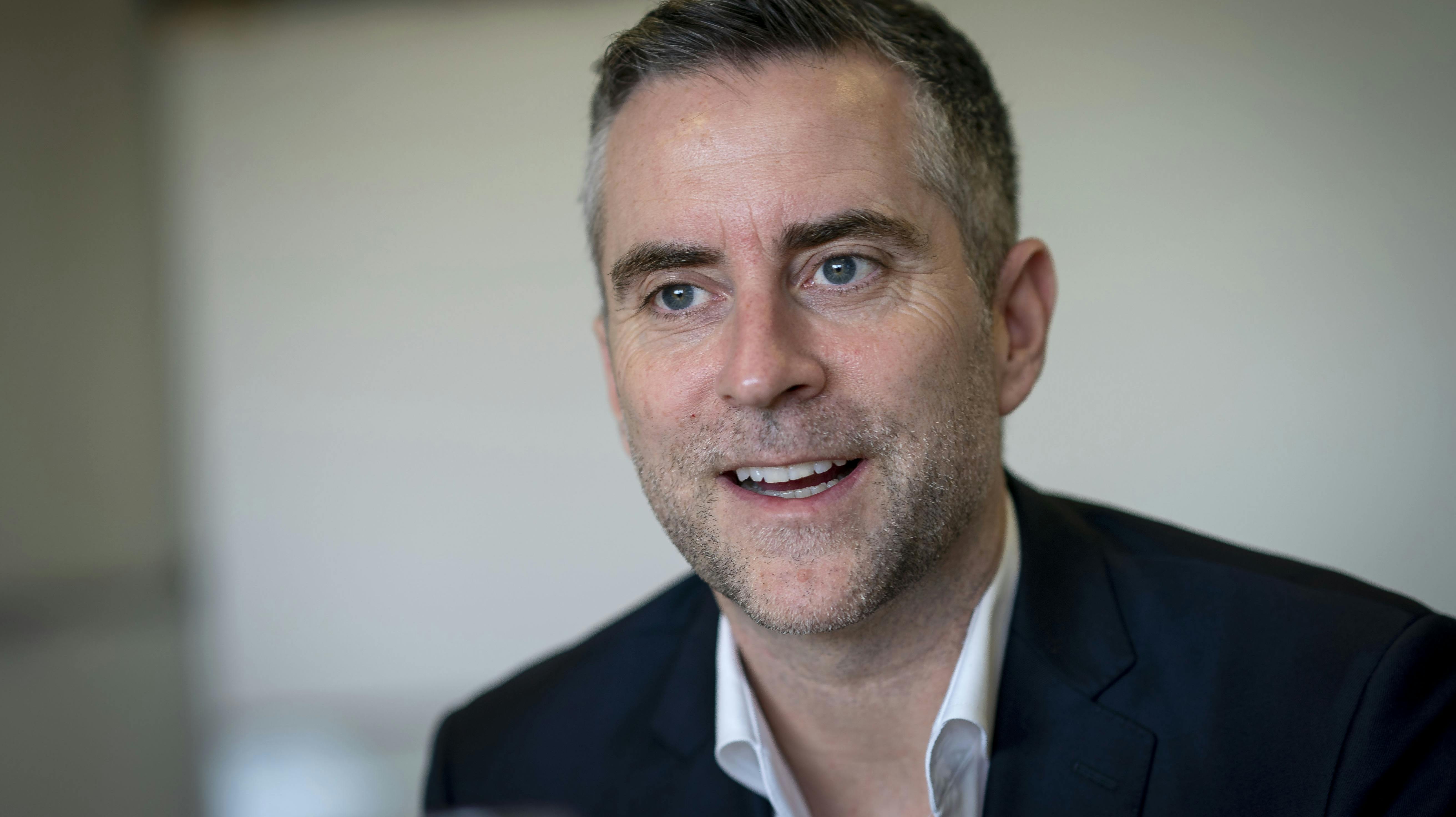 Jacob Risgaards eksotiske udseende har han fra sin italienske far.