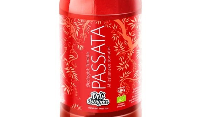Billede af produktet. Økologisk tomatpasta 