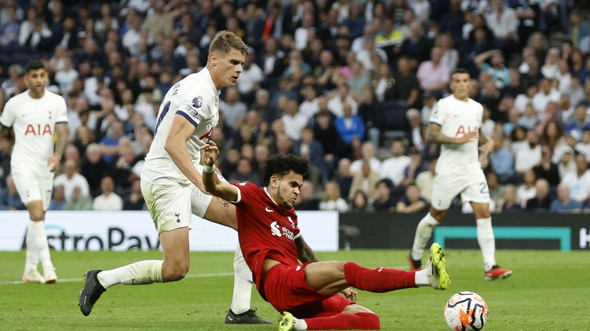 Luis Diaz bragte Liverpool foran, men målet blev fejlagtigt underkendt.