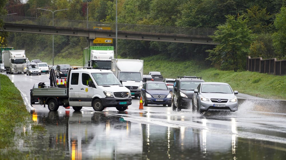 Der kan komme op til 40 millimeter regn i løbet af tirsdag ifølge DMI. (Arkivfoto)