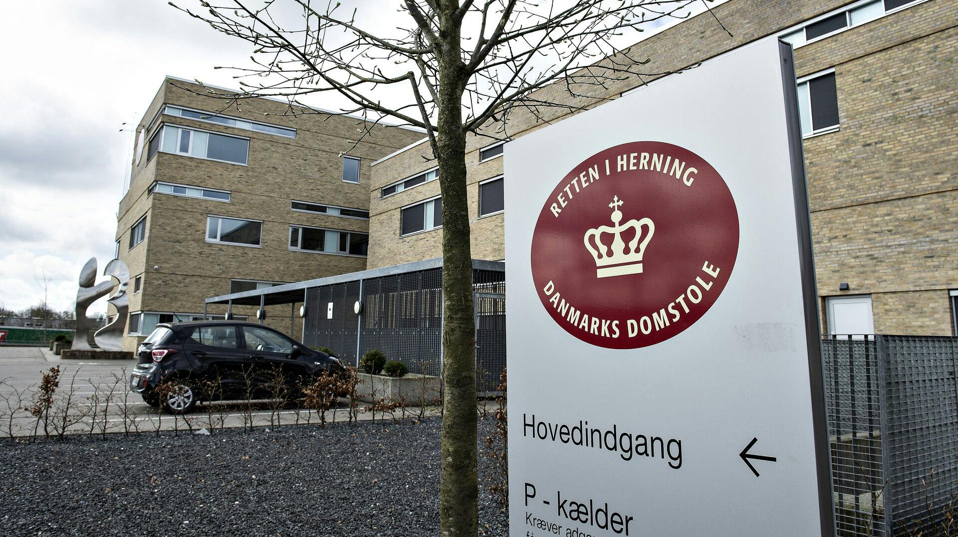 Retten i Herning , Danmarks Domstole, mandag 23. april 2018.. (Foto: Henning Bagger/Ritzau Scanpix)
