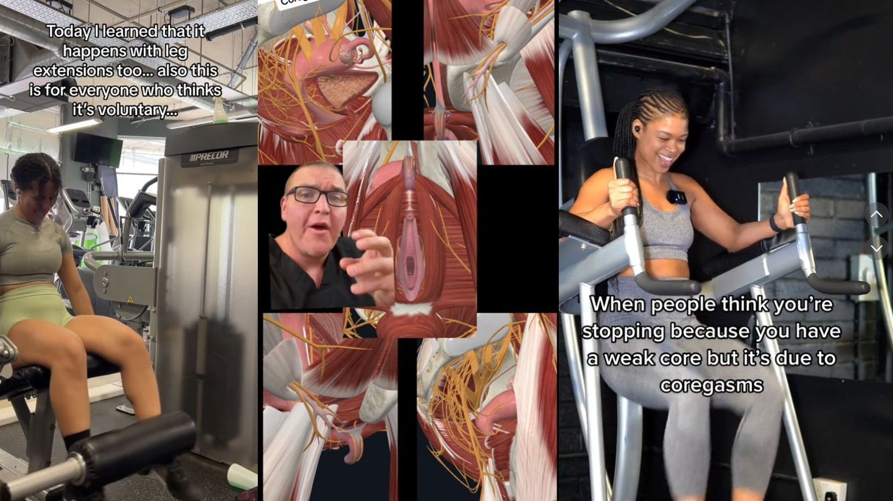 Når de rette muskler aktiveres, får nogle (u)heldige kvinder orgasme.