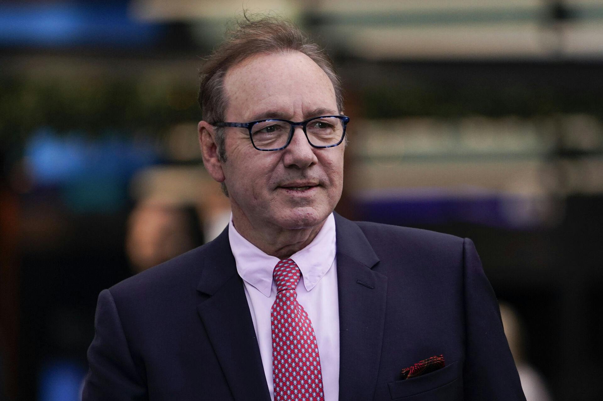 Actor Kevin Spacey arrives at Southwark Crown Court in London, Wednesday, July 26, 2023. The Jury continues deliberations in the trial of Spacey, the Hollywood star, 63, denies nine charges including sexual assault, which are alleged to have been committed between 2001 and 2013. (AP Photo/Alberto Pezzali)