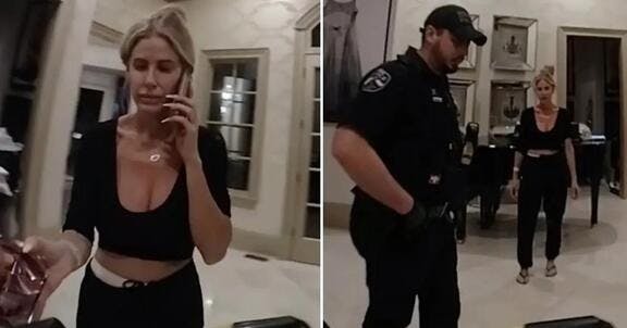 Et skænderi mellem realityparret Kroy Biermann og Kim Zolciak var så voldsomt, at sidstnævnte måtte tilkalde politiet, viser ny video.