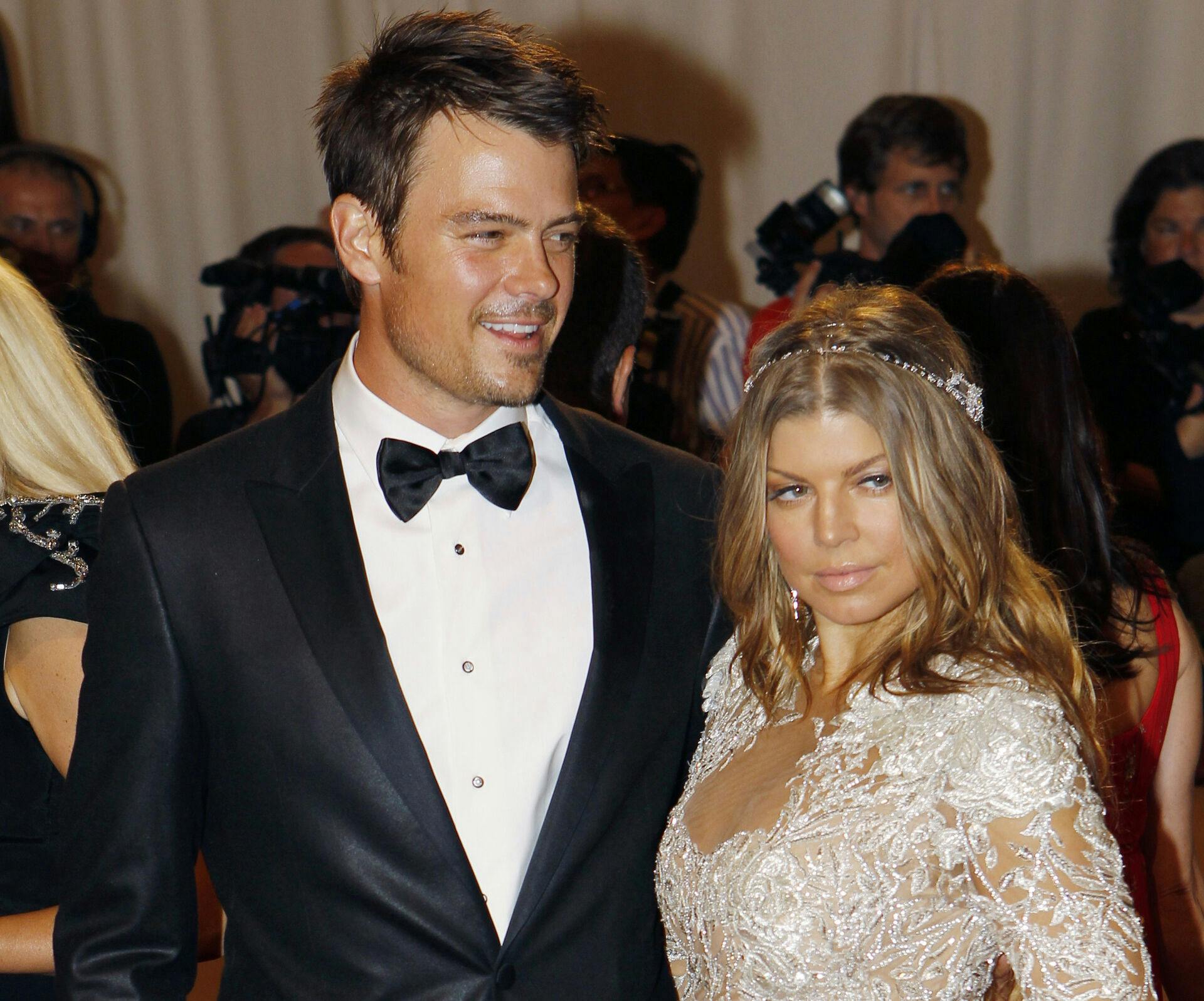 Actor Josh Duhamel and singer Fergie