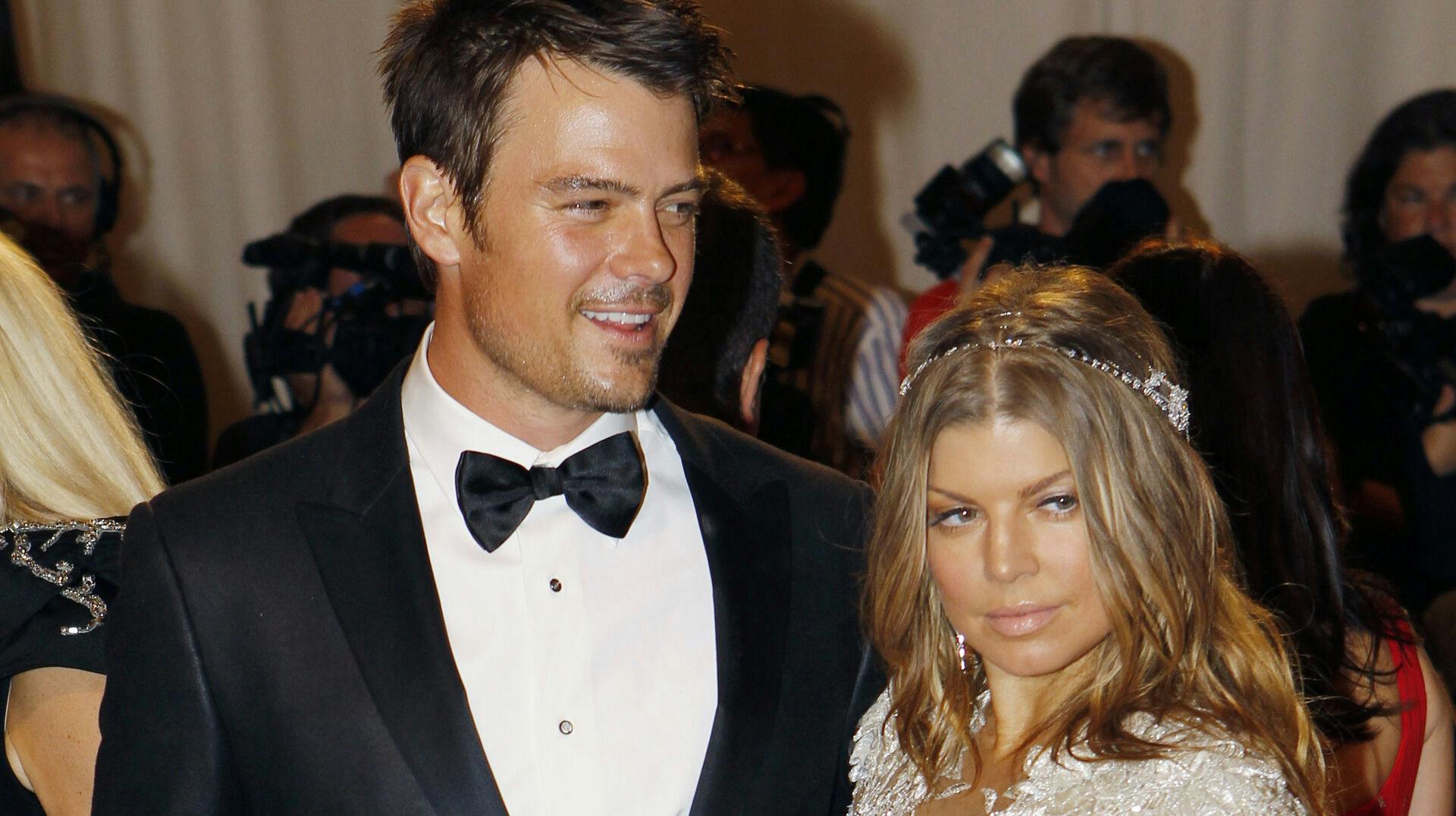 Actor Josh Duhamel and singer Fergie