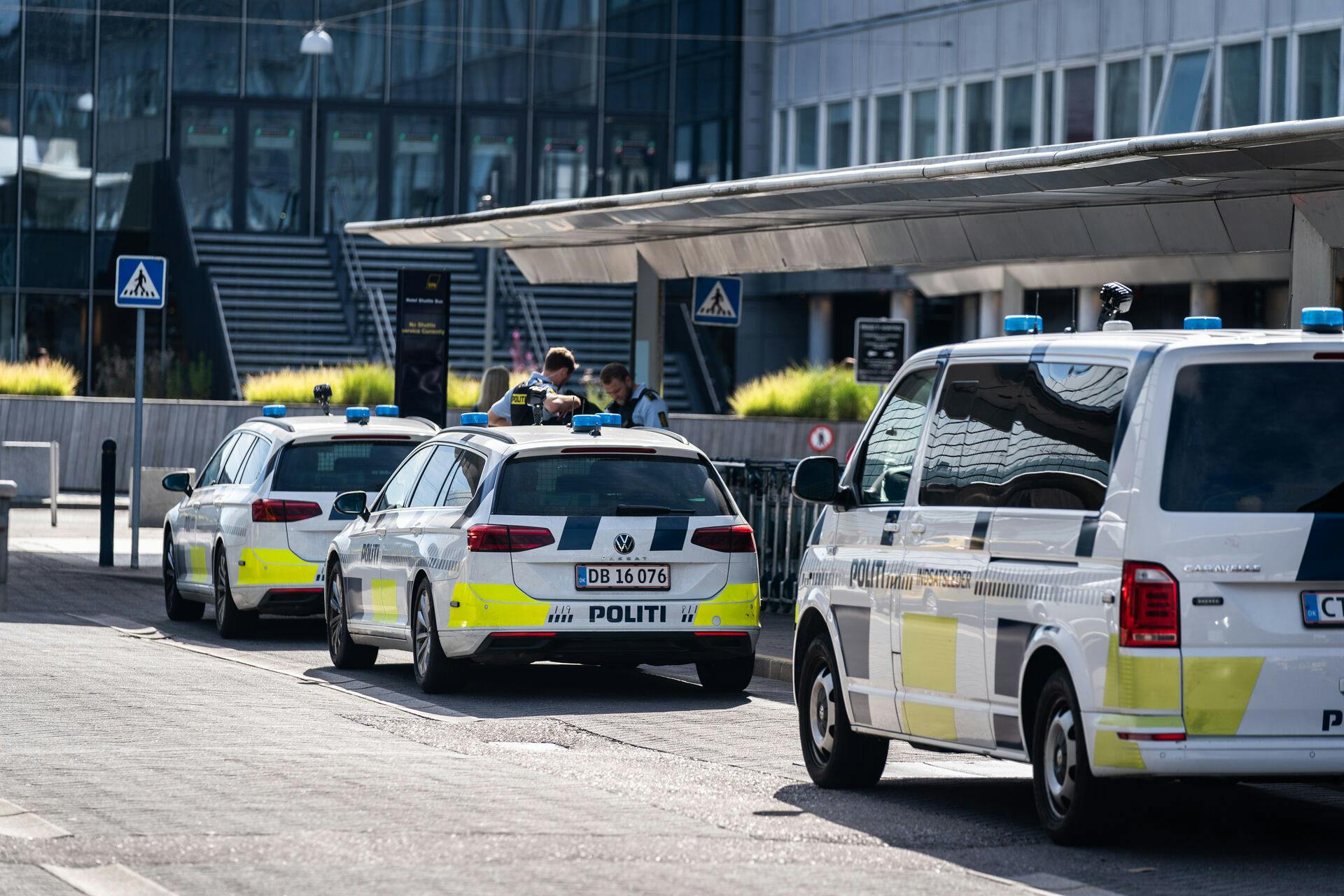 Politiet rykkede ud til Københavns Lufthavn, efter en svensk mand havde joket med, at han havde en bombe i tasken.