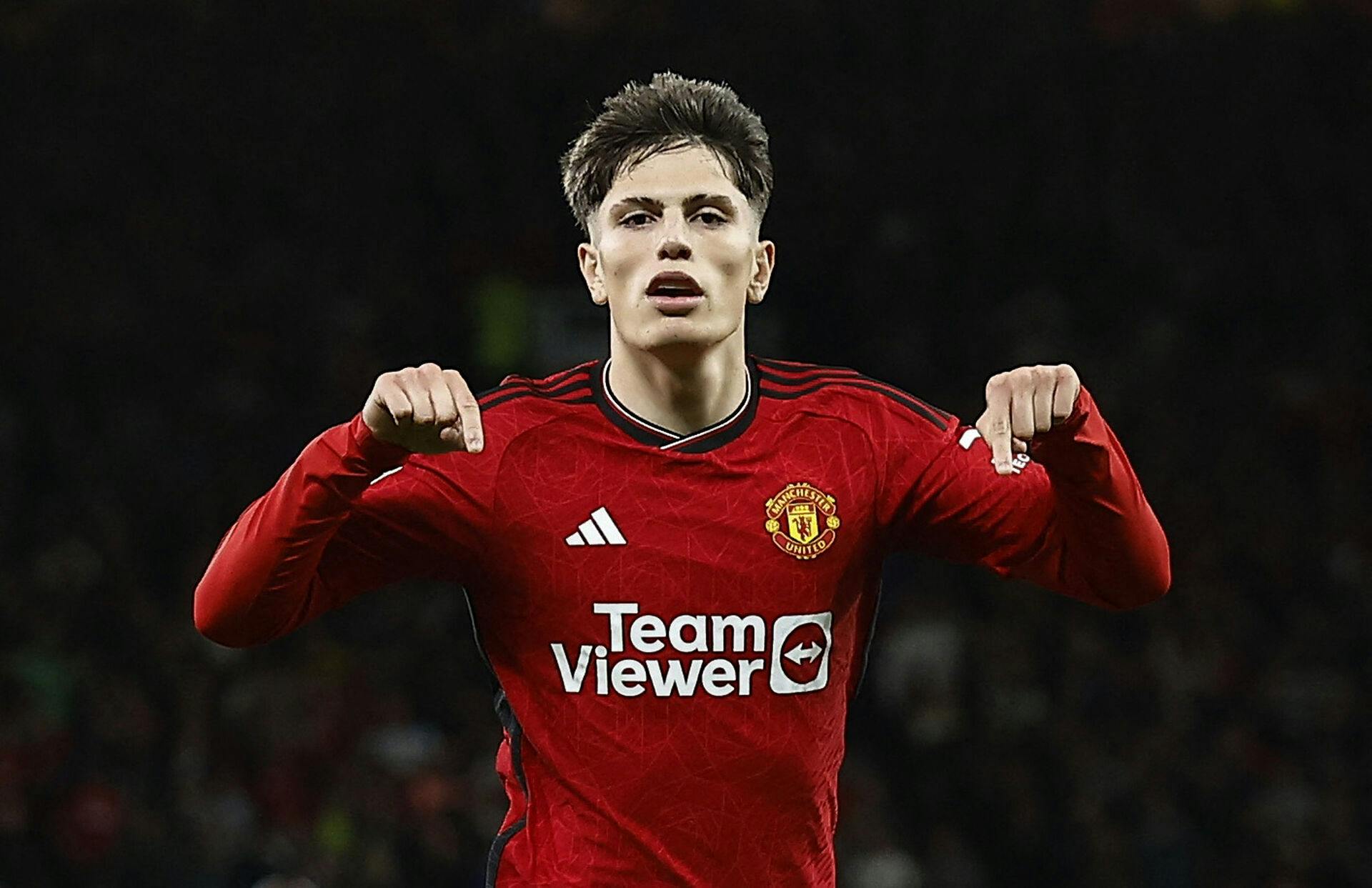 19-årige Alejandro Garnacho er blevet far for første gang.&nbsp;