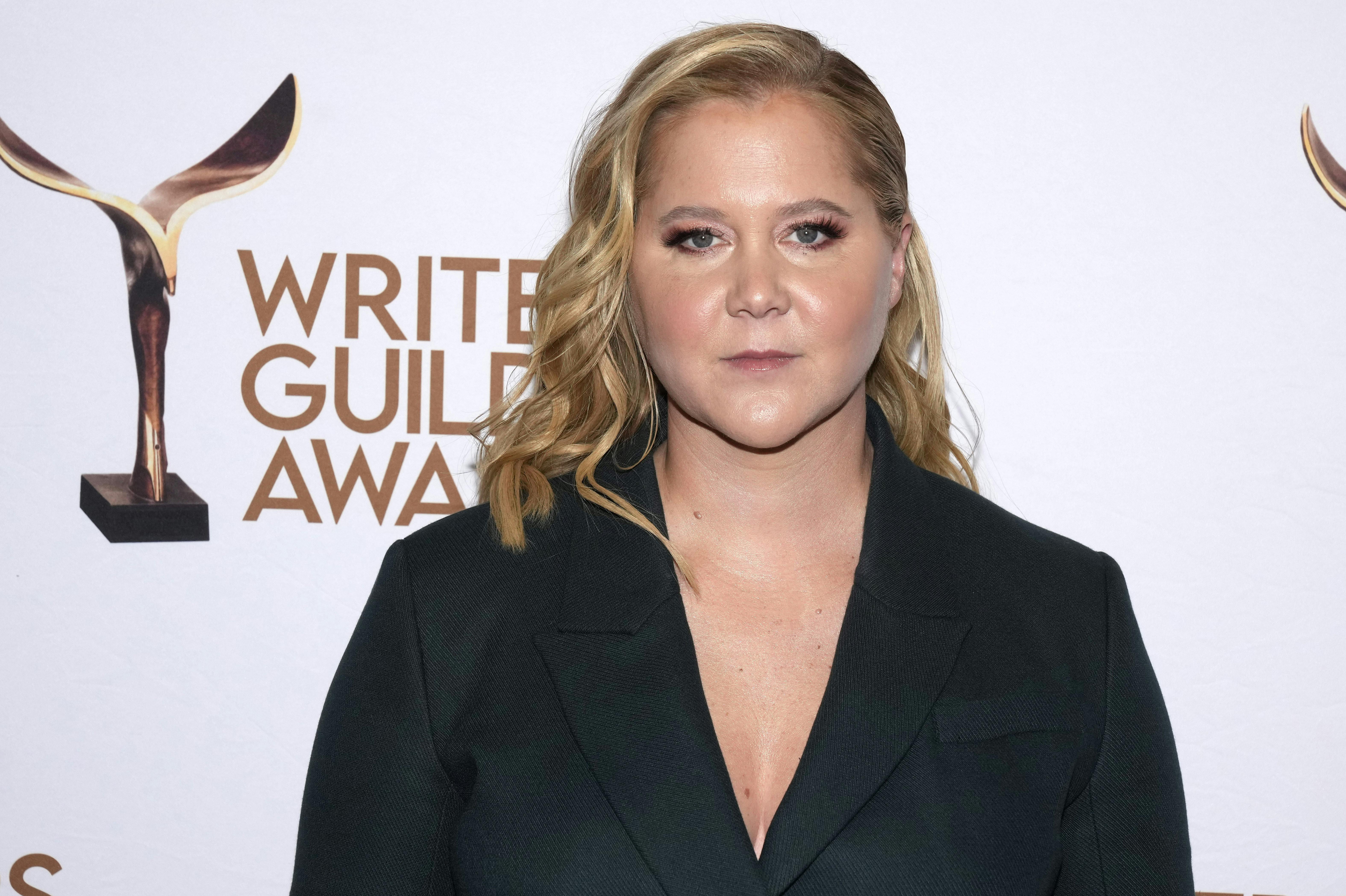 Amy Schumer attends the 75th annual Writers Guild Awards at the Edison Ballroom on Sunday, March 5, 2023 in New York. (Photo by Charles Sykes/Invision/AP)