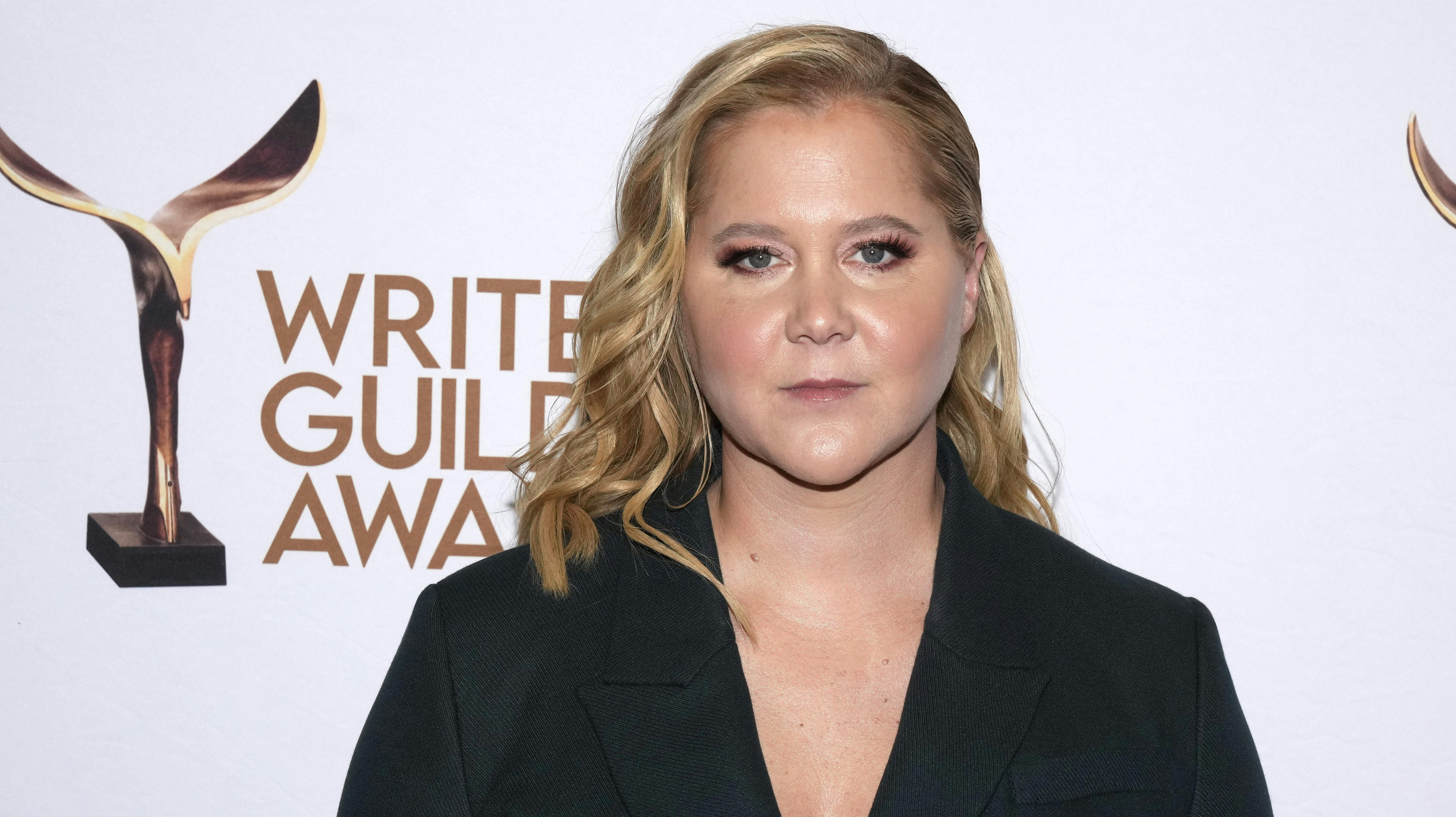 Amy Schumer attends the 75th annual Writers Guild Awards at the Edison Ballroom on Sunday, March 5, 2023 in New York. (Photo by Charles Sykes/Invision/AP)