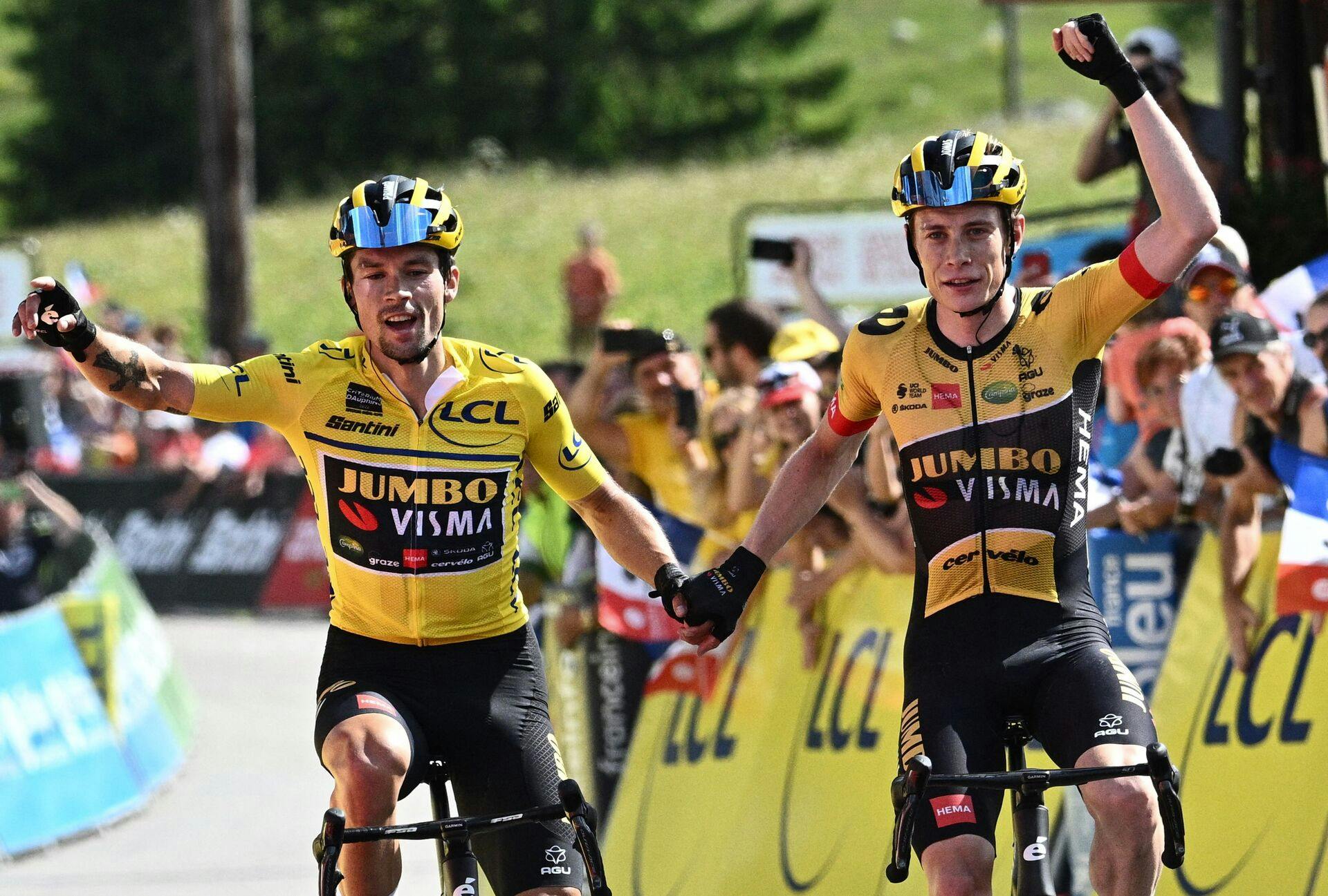 Jonas VIngegaards holdkammerat Primoz Roglic skifter fra næste sæson til Bora-Hansgrohe.