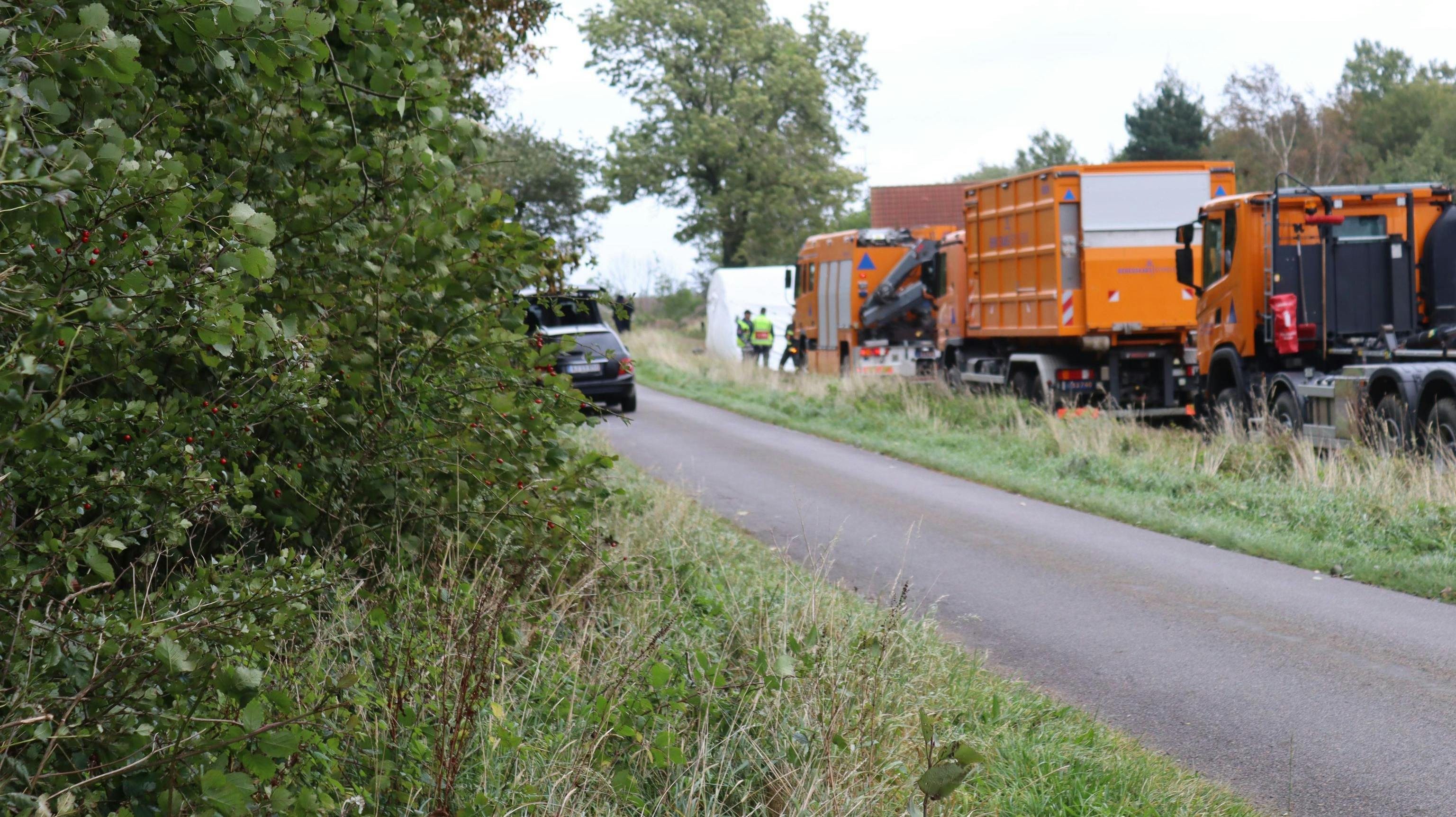 Det er det helt tunge skyts, som Beredskabsstyrelsen har sendt til adressen i Nexø.