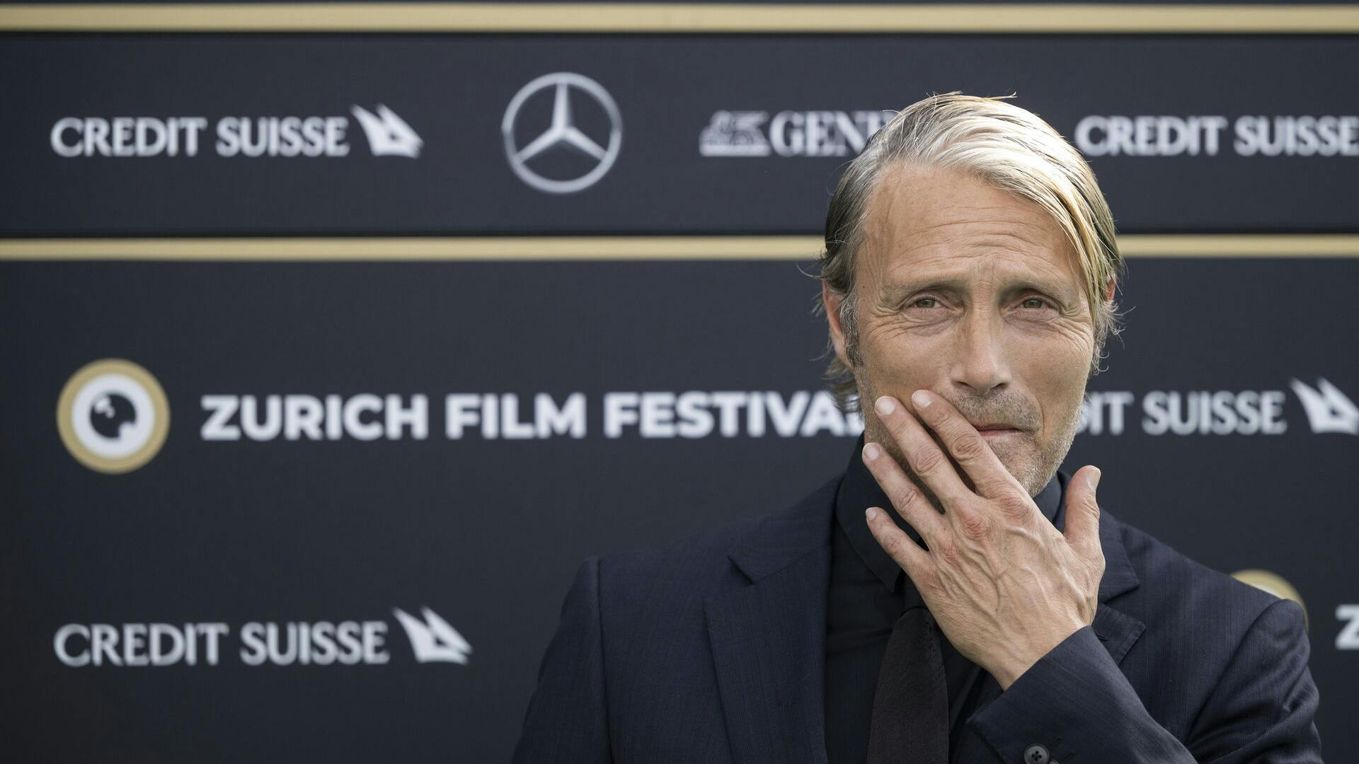 Mads Mikkelsen til premieren på "Bastarden" ved dette års Zurich Film Festival.