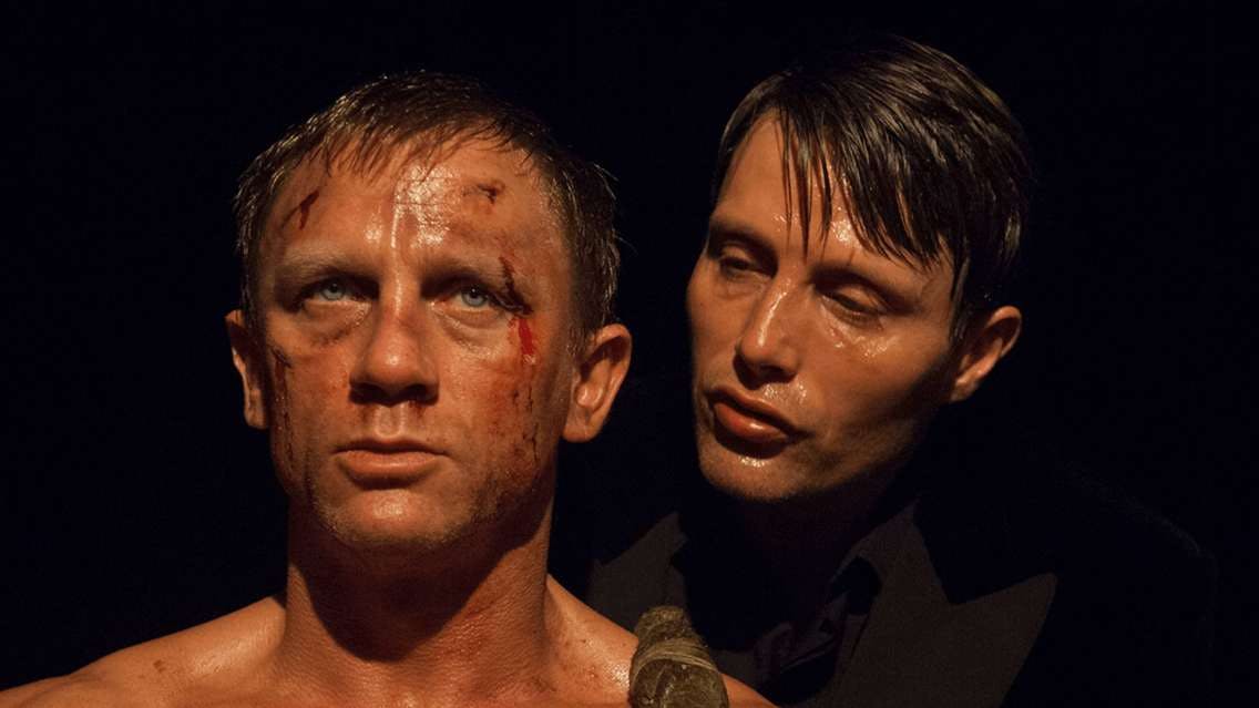 Mads Mikkelsen (th.) og Daniel Craig (tv.) spillede side om side i storfilmen "Casino Royale" fra 2006. 