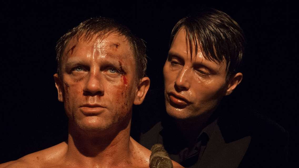 Mads Mikkelsen (th.) og Daniel Craig (tv.) spillede side om side i storfilmen "Casino Royale" fra 2006.