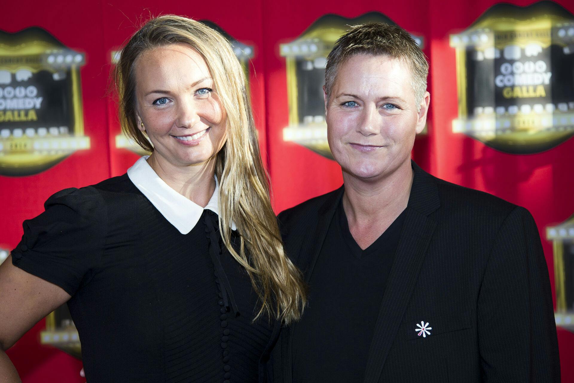 Christina Sederqvist er 49 år gammel. Her er hun med sin kone, Dorthe Høyer.