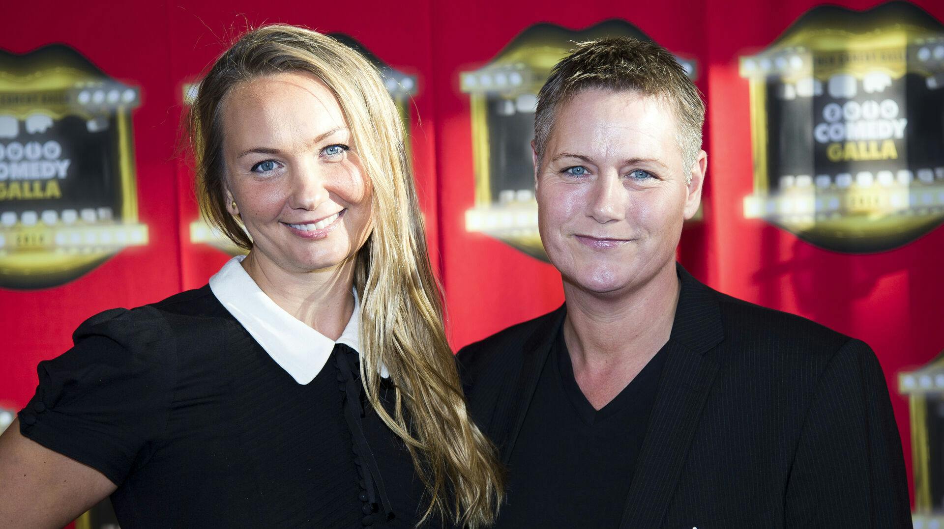 Christina Sederqvist er 49 år gammel. Her er hun med sin kone, Dorthe Høyer.