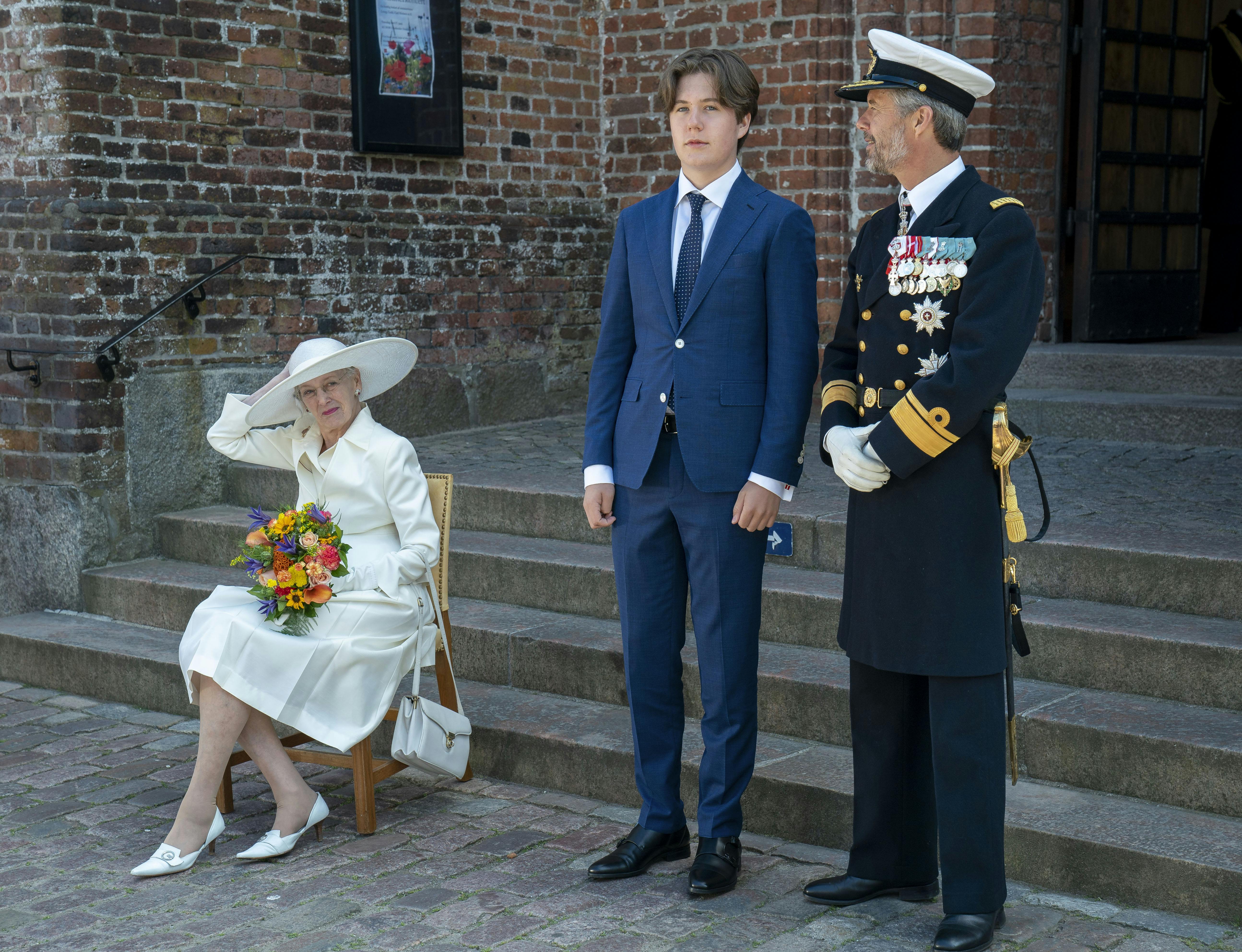 I juni 2021 var Christian med sin farmor, Margrethe, og farmand Frederik på arbejde, da kongehuset markerede genforeningen mellem Sønderjylland og Danmark for 101 år siden.