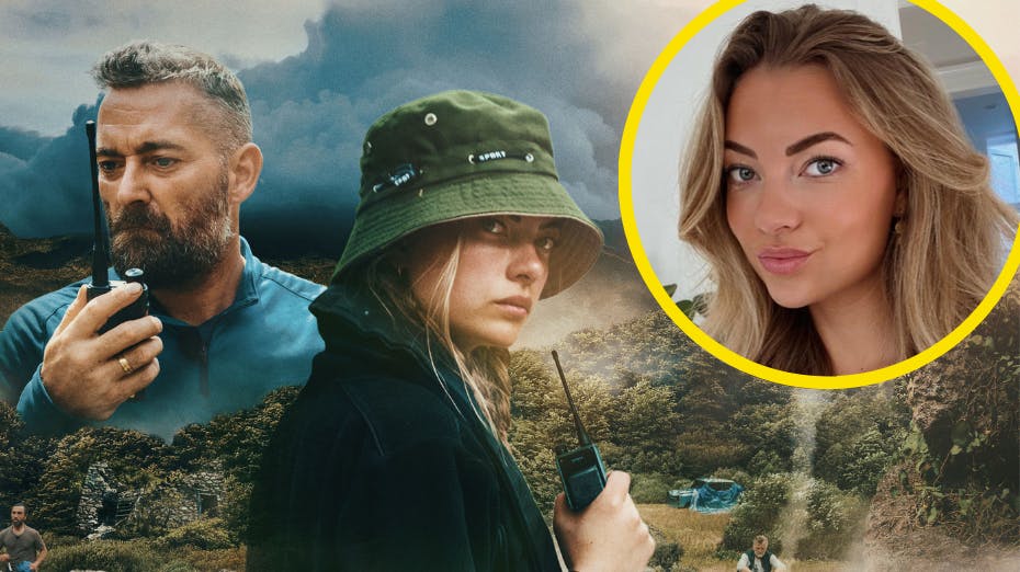 Amalie Slinger kom under gevaldigt pres i første afsnit af "Flokken". 