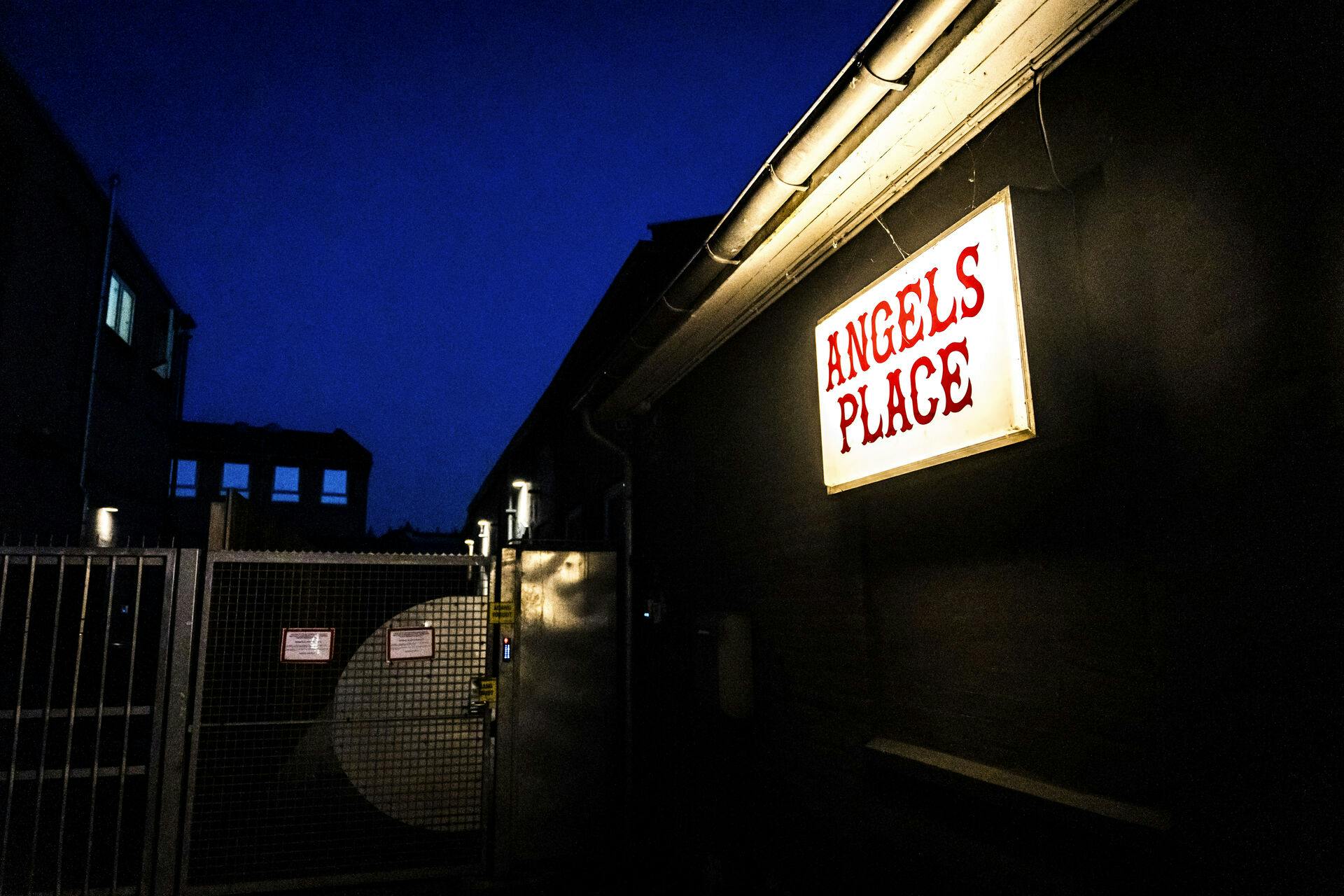 Hells Angels klubhus på Siljangade i København mandag den 11. september 2023. Politiet har valgt at lukke flere klubhuse for at dæmme op for den verserende bandekonflikt.. (Foto: Emil Nicolai Helms/Ritzau Scanpix)