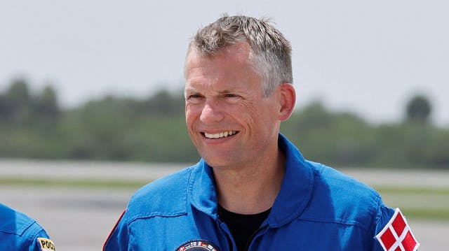 Andreas Mogensen blev sammen med tre andre sendt afsted mod ISS 26. august. 