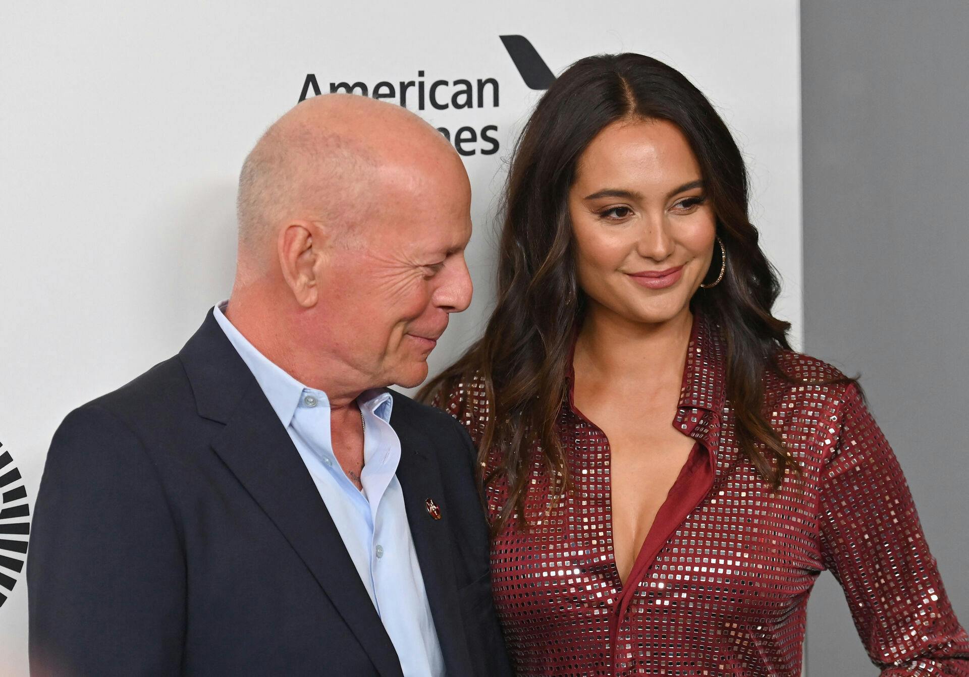 US actor Bruce Willis (L) and wife Emma Heming Willis attend the premiere of "Motherless Brooklyn" during the 57th New York Film Festival at Alice Tully Hall on October 11, 2019 in New York City. Angela Weiss / AFP