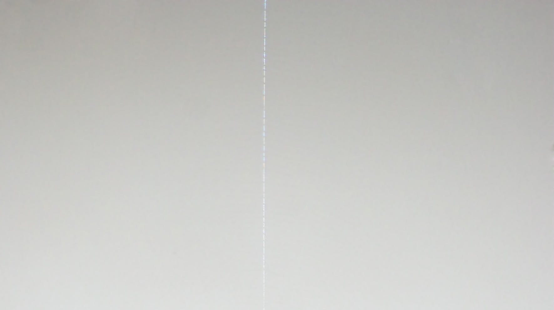 A macro shot of a spider hanging from a thread. This type of spider is common to the northeast United States.