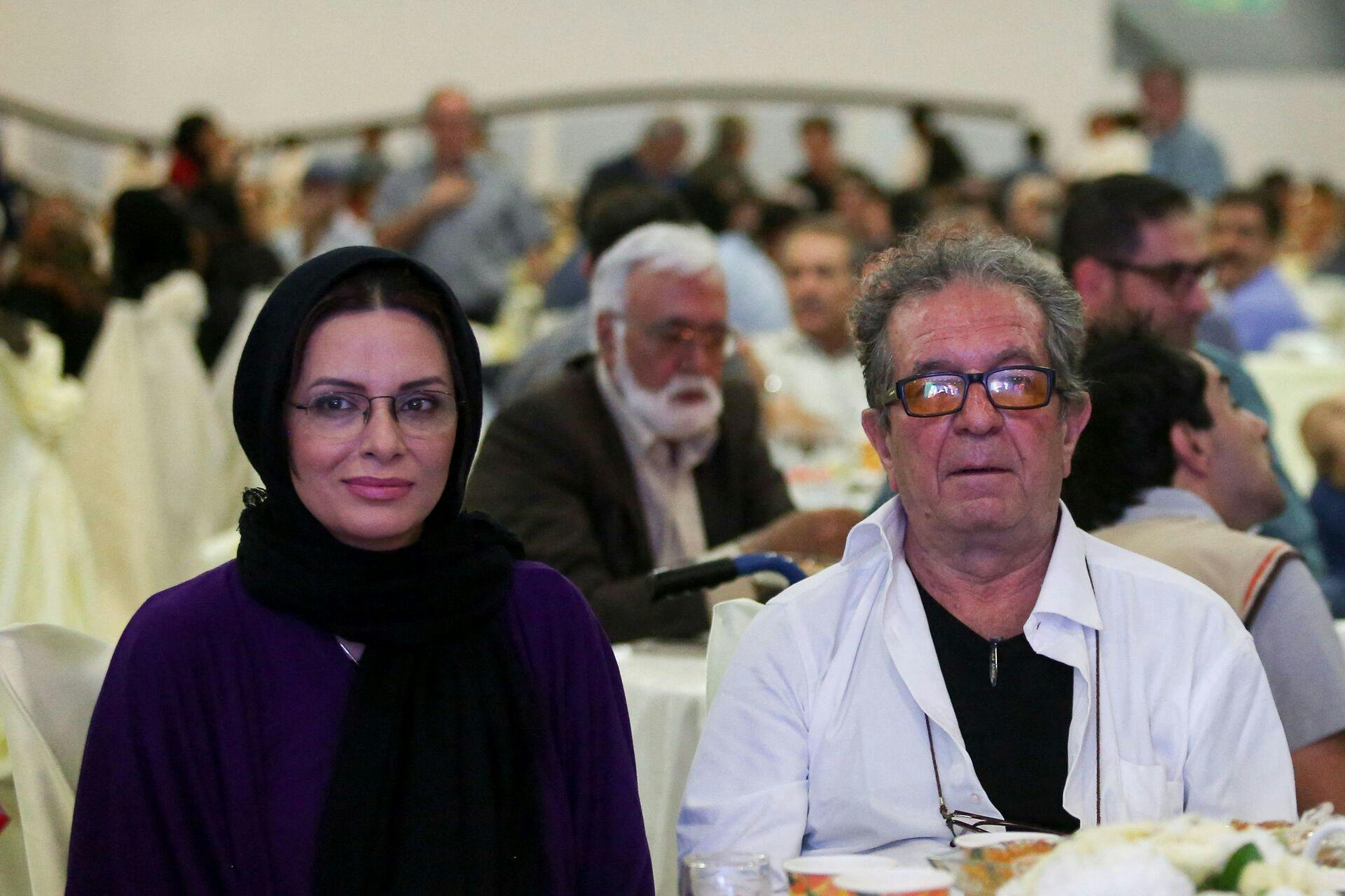 Dariush Mehrjui and his wife Vahida Mohammadifar 