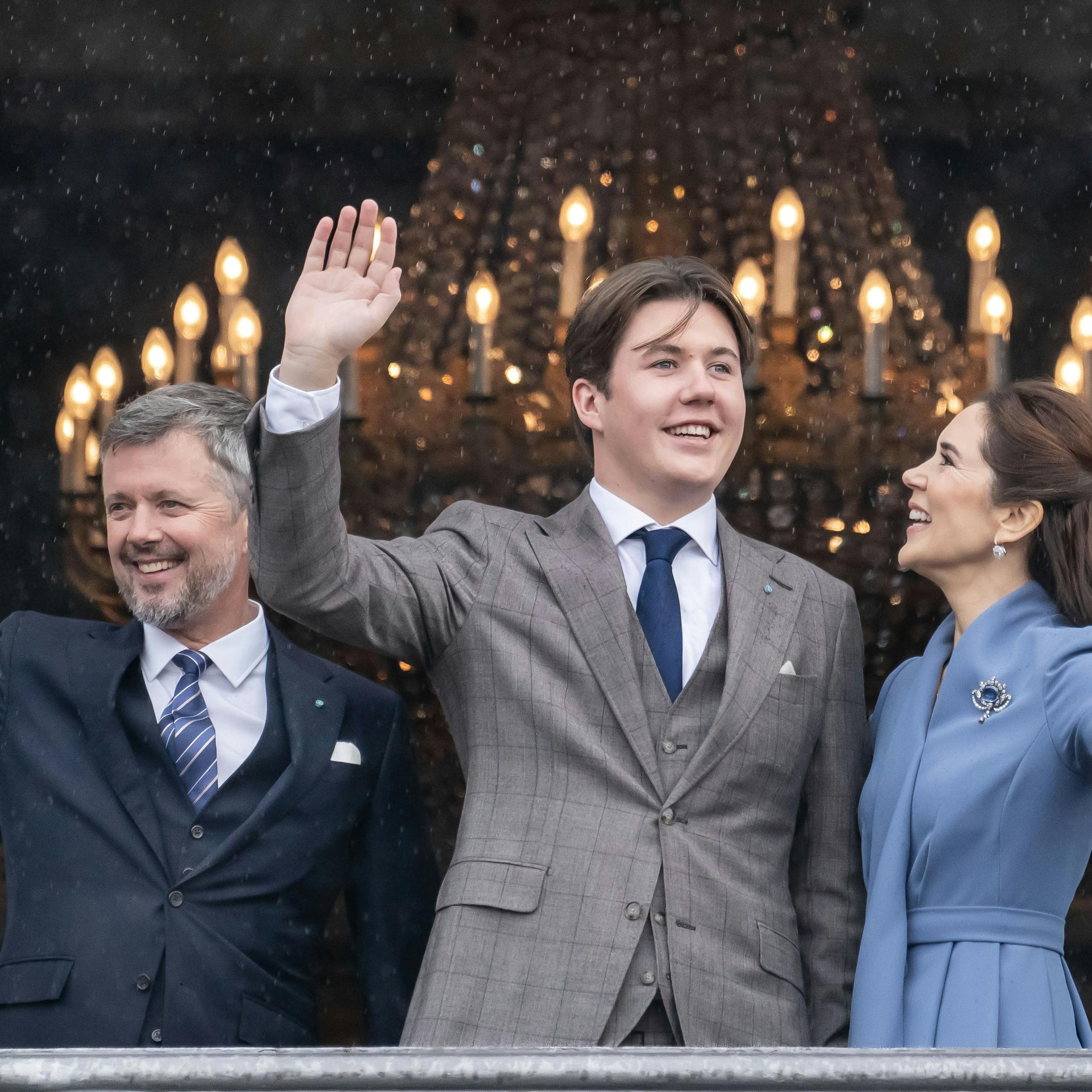 Prins Christian har været dybt involveret i sin egen tale.