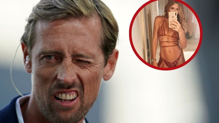 Peter Crouchs kone var lidt for hurtig på sendknappen....