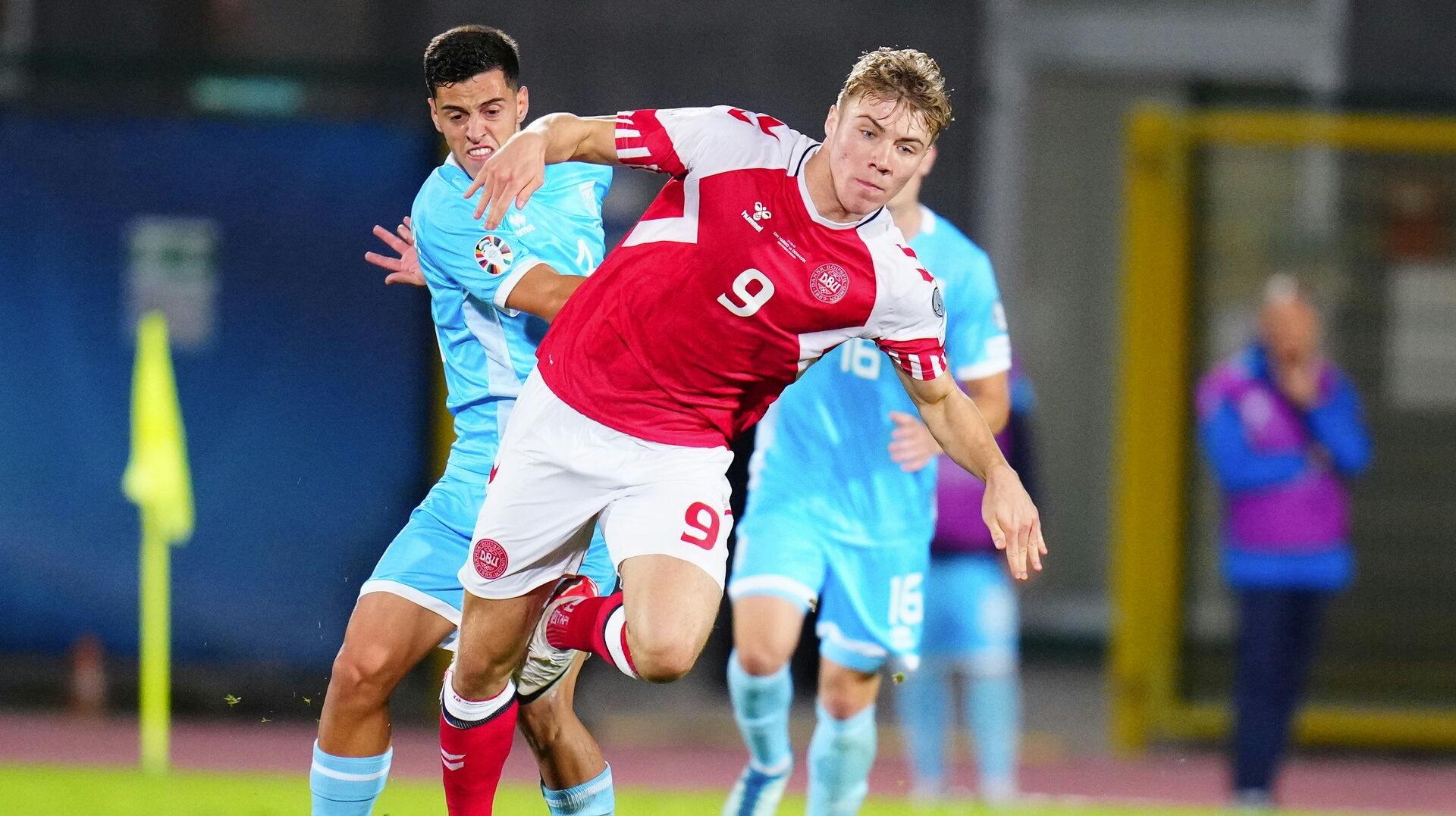Rasmus Højlund var tydeligt frustreret under og efter kampen.