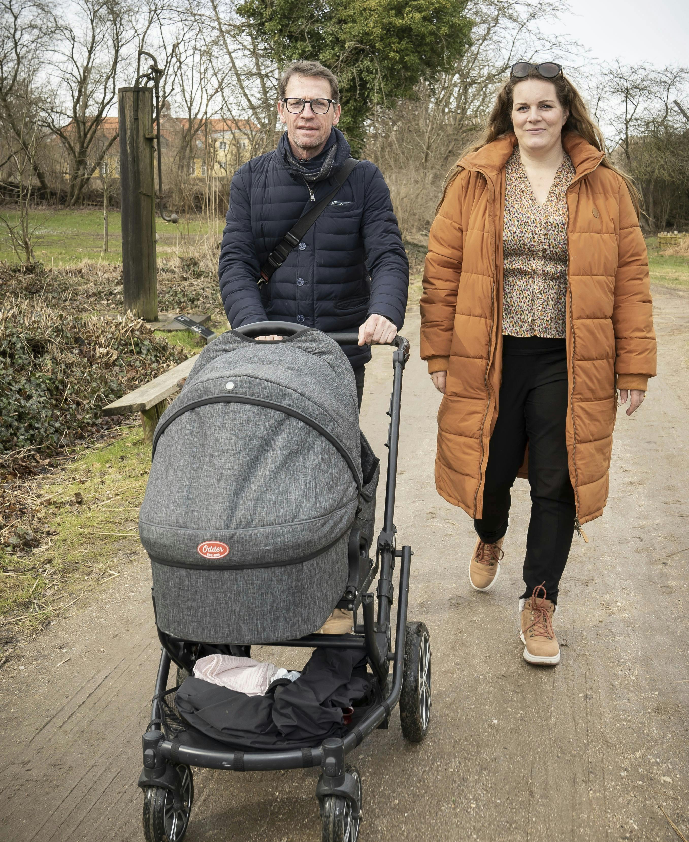 Lise Baastrup forsøger at holde sig sund med sund mad og motion. Her sammen med gemalen Jacob Dahl.