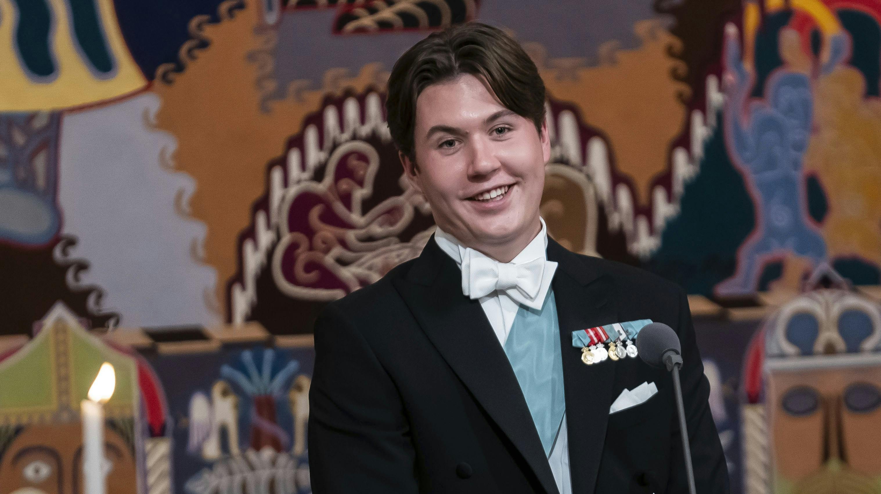 Prins Christian vækkede på mange måder opsigt i søndags. 