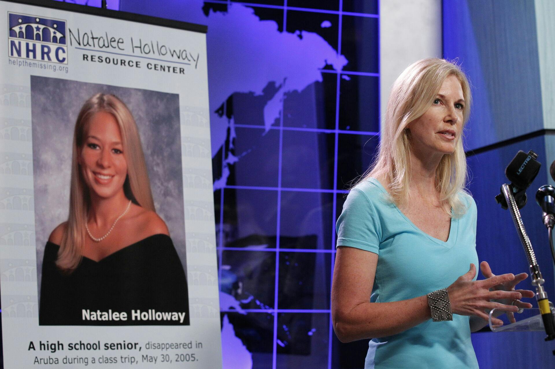 Beth Holloway, mor til Natalee Holloway, der forsvandt under en ferie til Aruba i 2005.