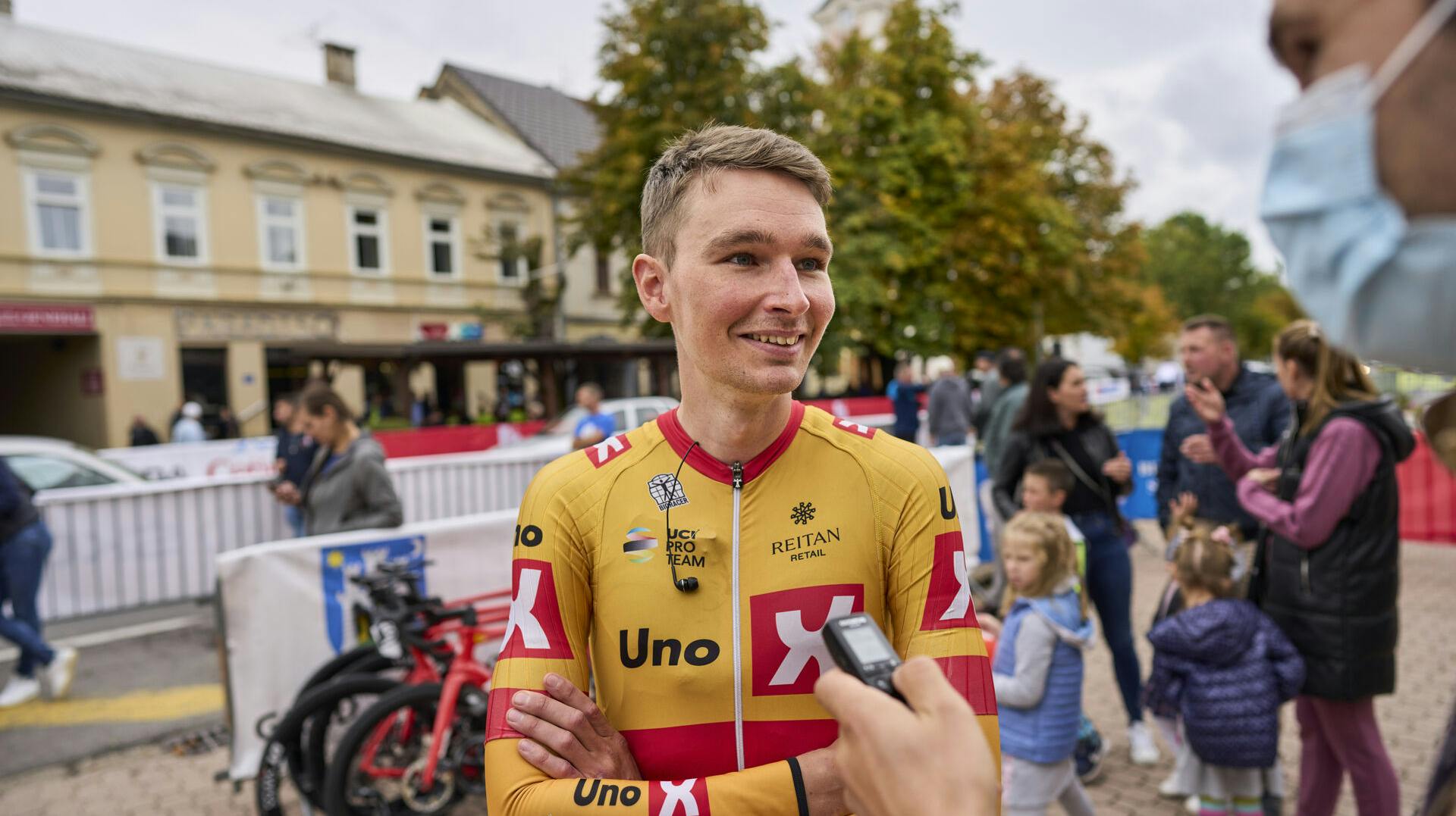Etapeløbet CRO Race. Niklas Eg Uno-X Pro Cycling Team. 2. etape fra Otocac til Zadar 163 km, onsdag 28. september 2022.