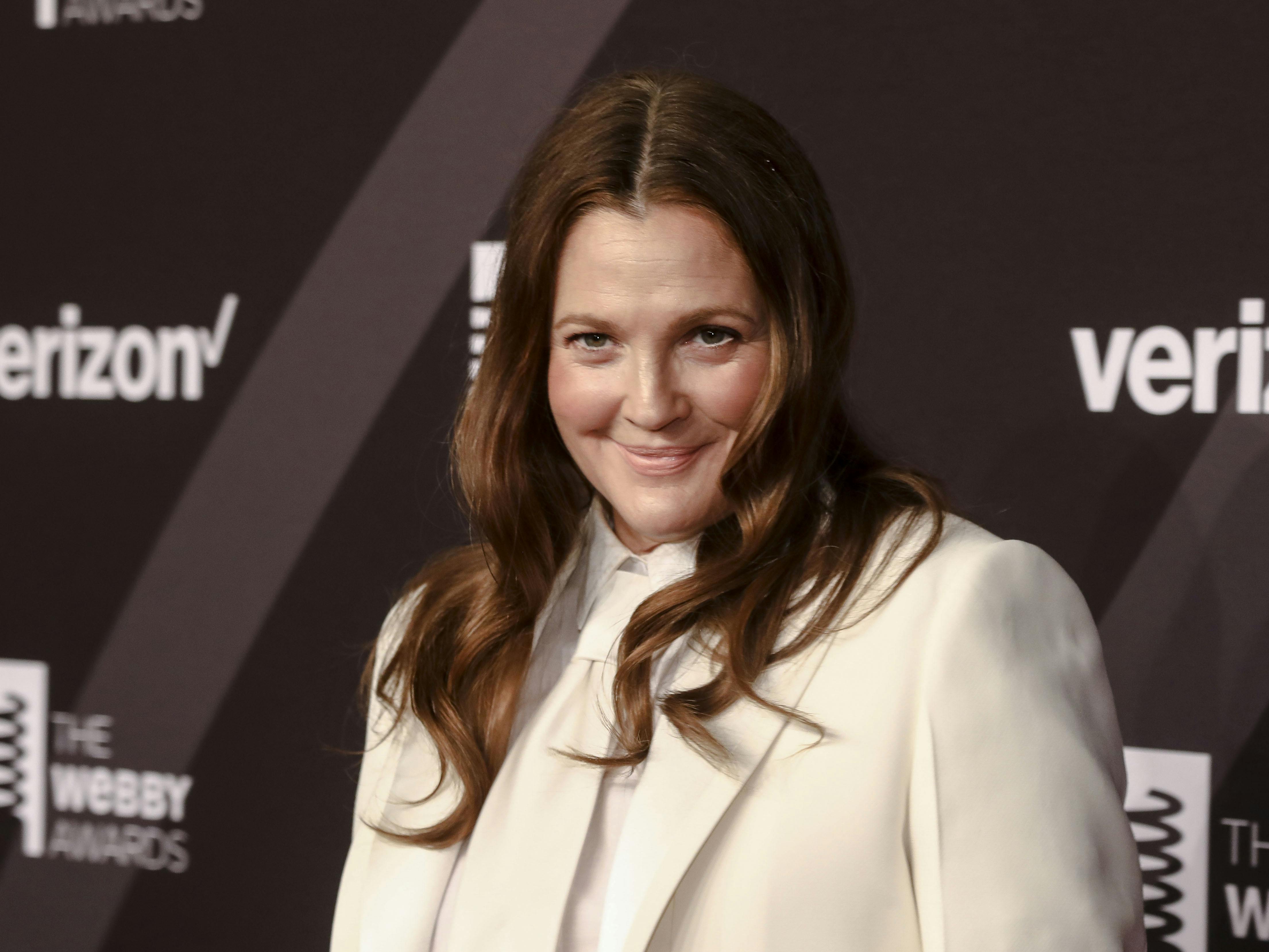 Actor Drew Barrymore attends the 26th annual Webby Awards at Cipriani Wall Street on Monday, May 16, 2022, in New York. (Photo by Andy Kropa/Invision/AP)