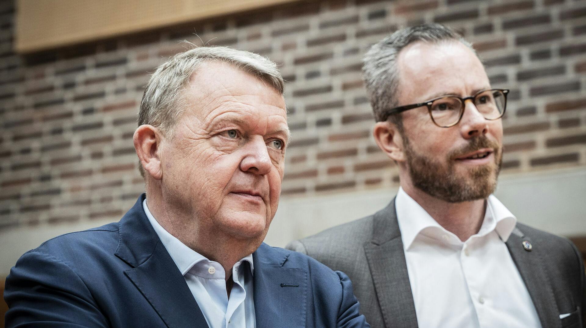 Udenrigsminister Lars Løkke Rasmussen (M) reagerer på Jakob Ellemann-Jensens stop. 