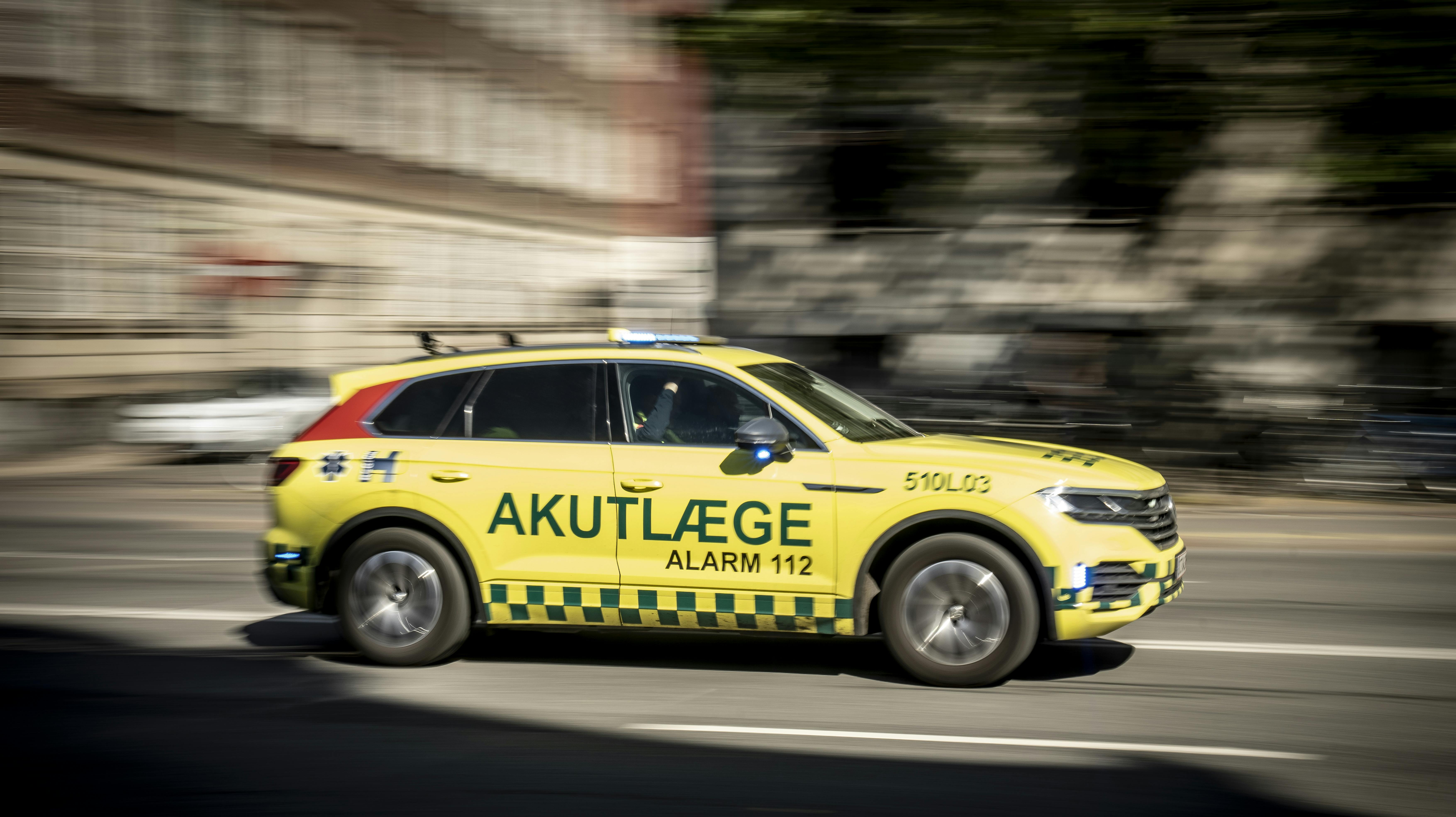 Lægeambulance i København, tirsdag den 30. maj 2023. (Foto: Mads Claus Rasmussen/Ritzau Scanpix)