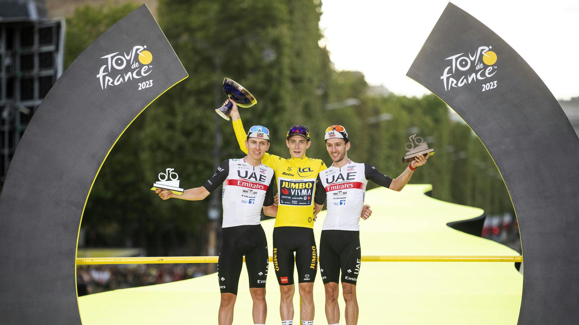 HVis Jonas VIngegaard vinder Touren i 2024, så skal han ikke på podiet i Paris. Det bliver i stedet i Nice.