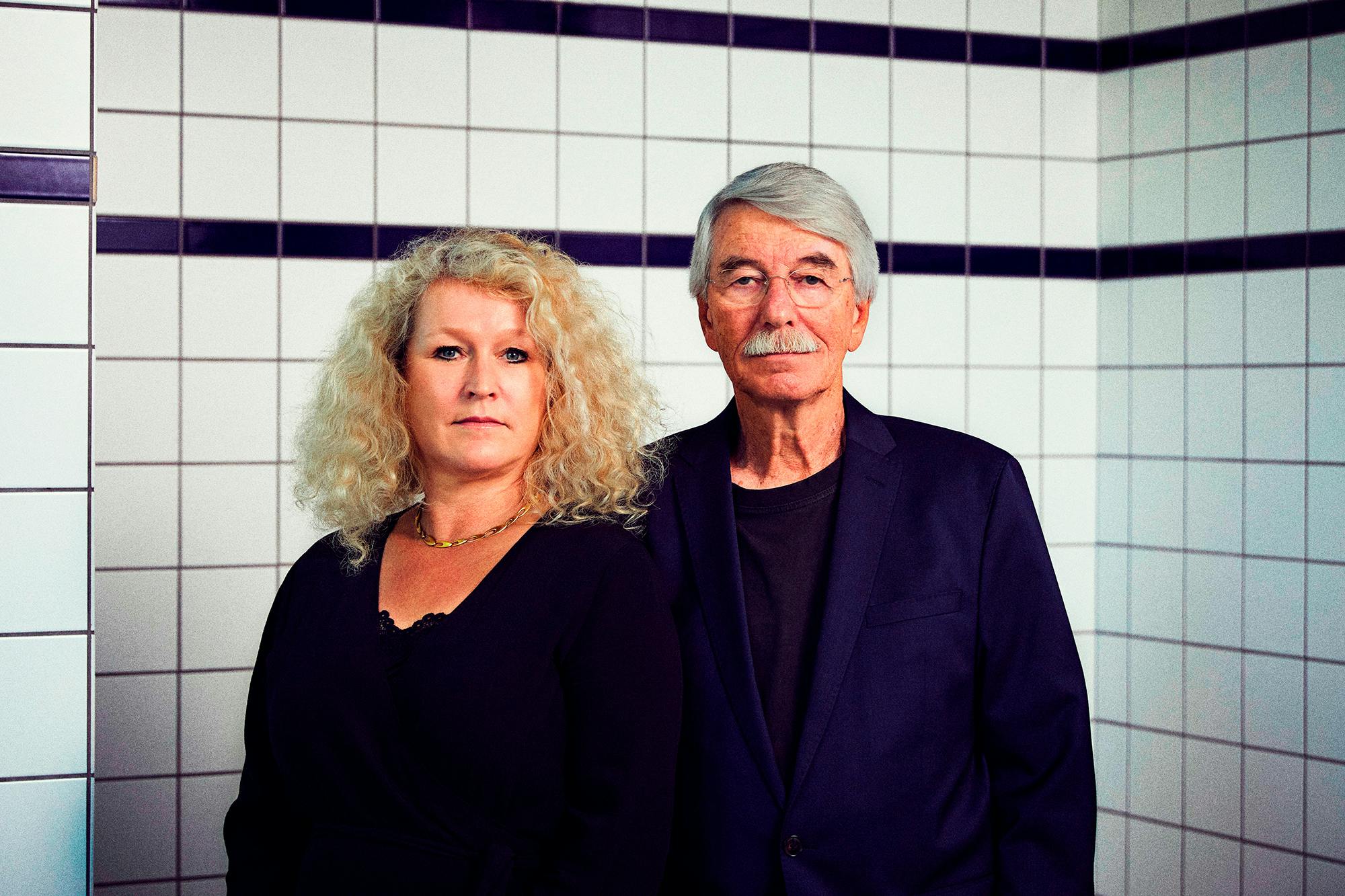 Lotte Petri og Hans Petter Hougen er forfatterne bag 'Udyret 2'. Foto: Mofibo