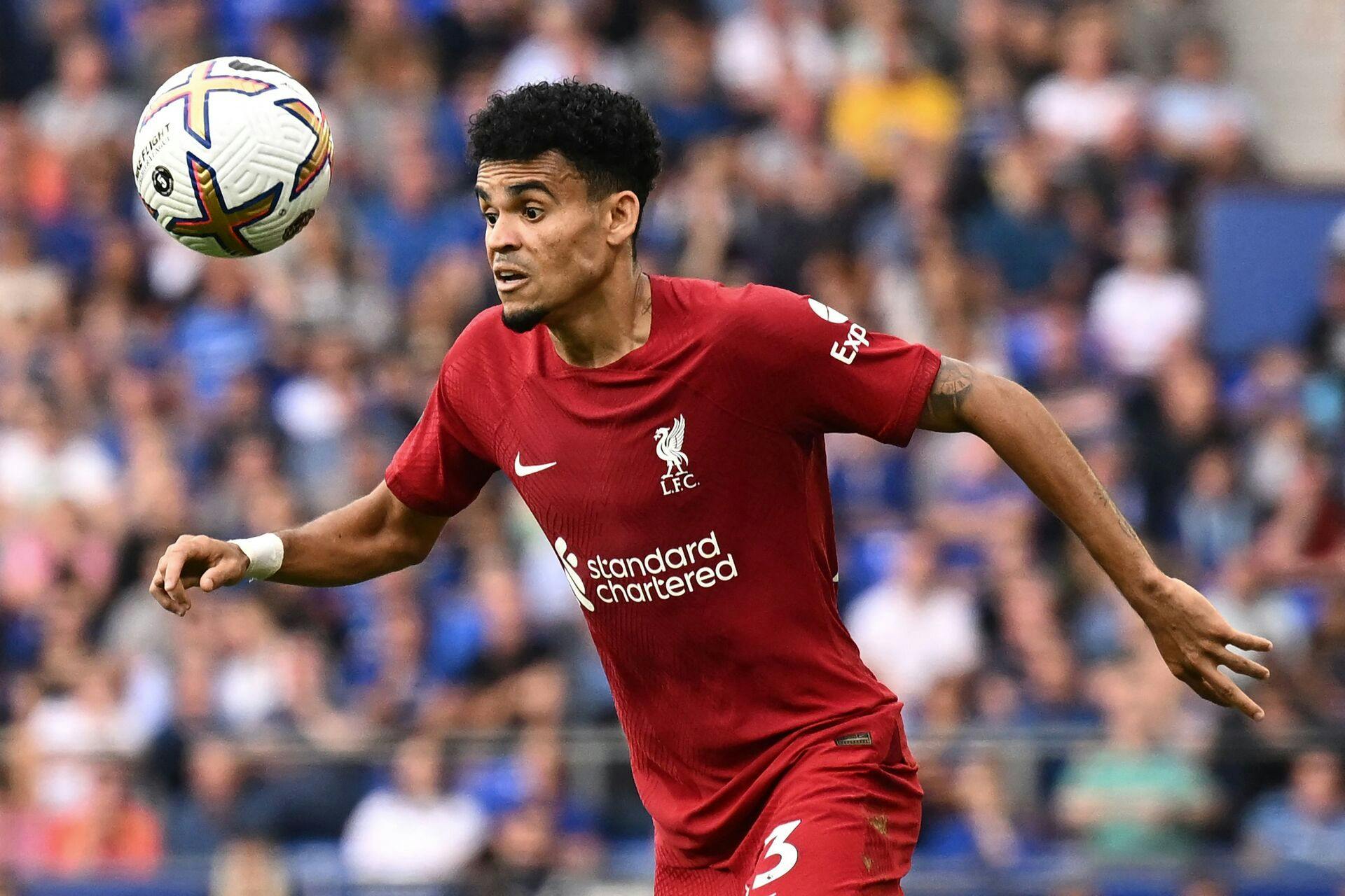 Luis Diaz spiller til dagligt for Liverpool. 