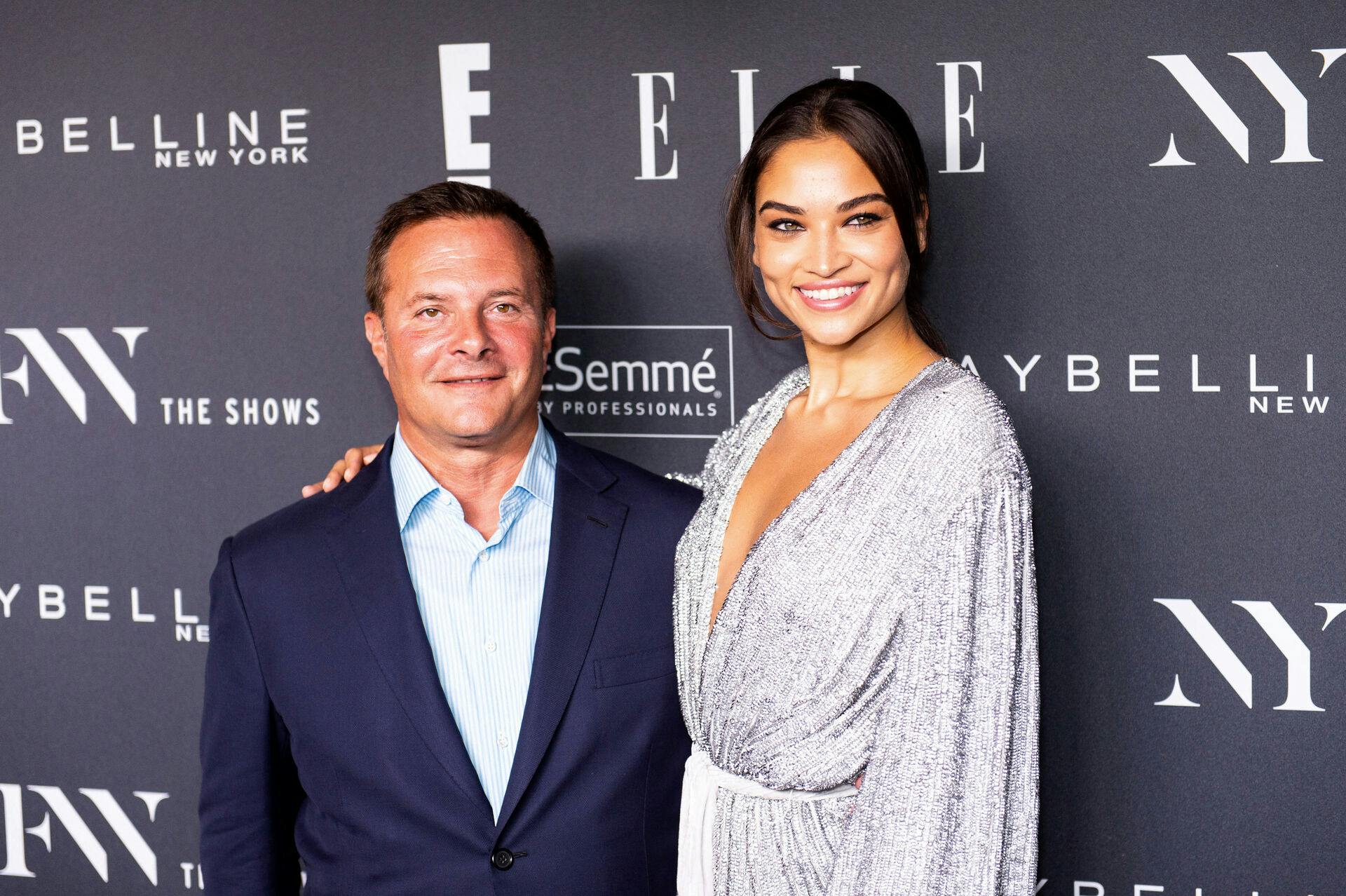 Ivan Bart med model Shanina Shaik i 2018.